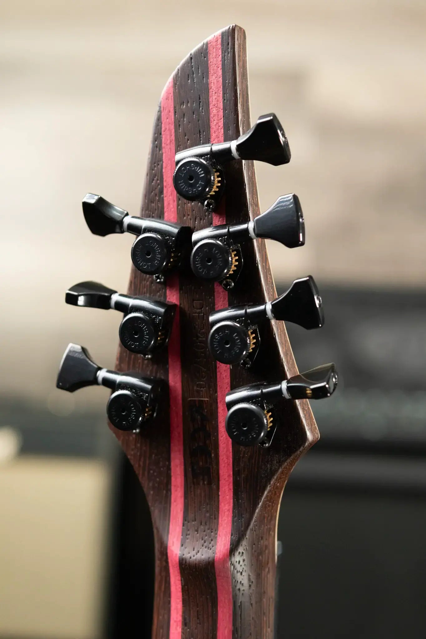 Mayones Duvell Elite 7 Electric Guitar - Trans Graphite 3A Curly Poplar