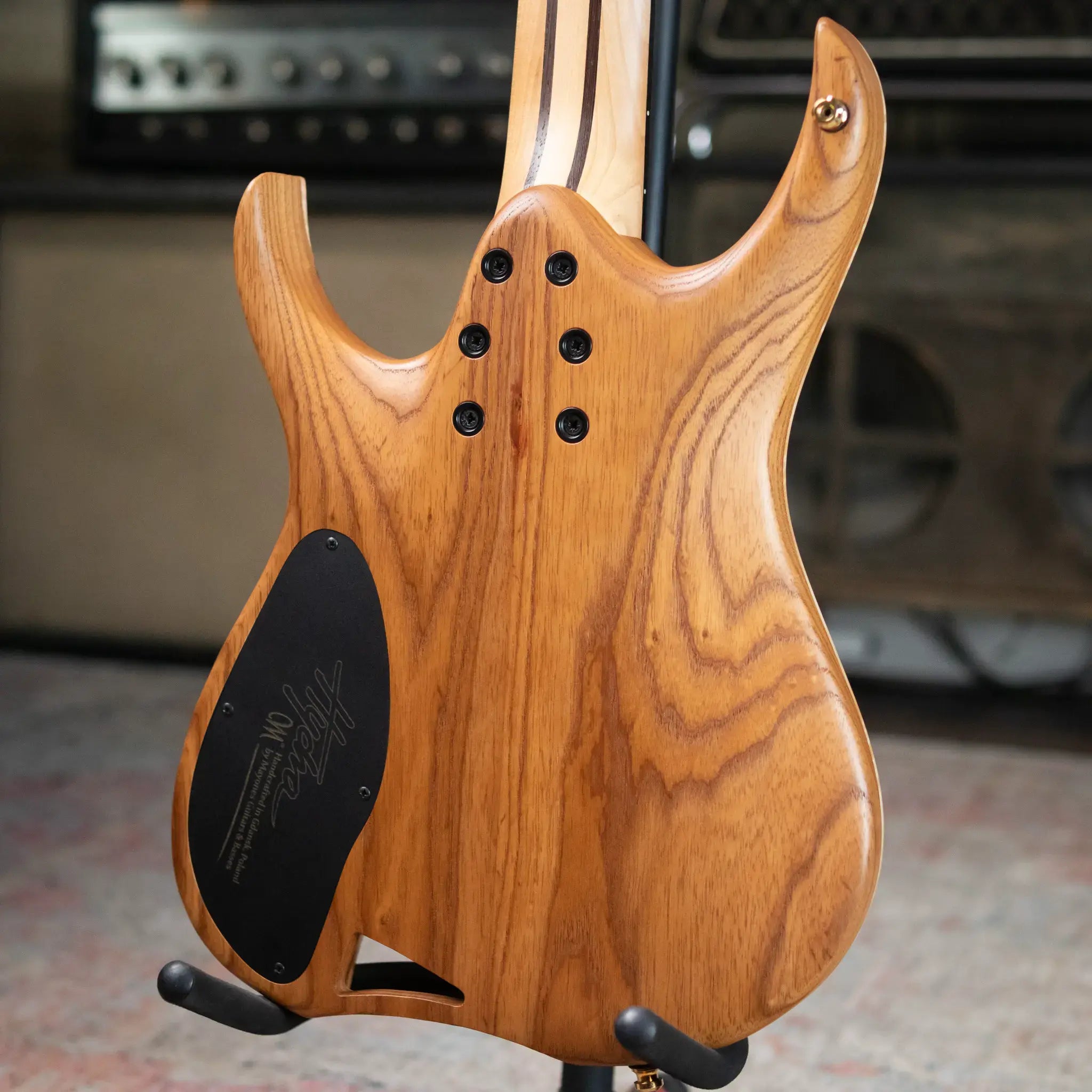 Mayones Hydra Elite VF 7 Electric Guitar - Infinite Blue 4A Curly Poplar