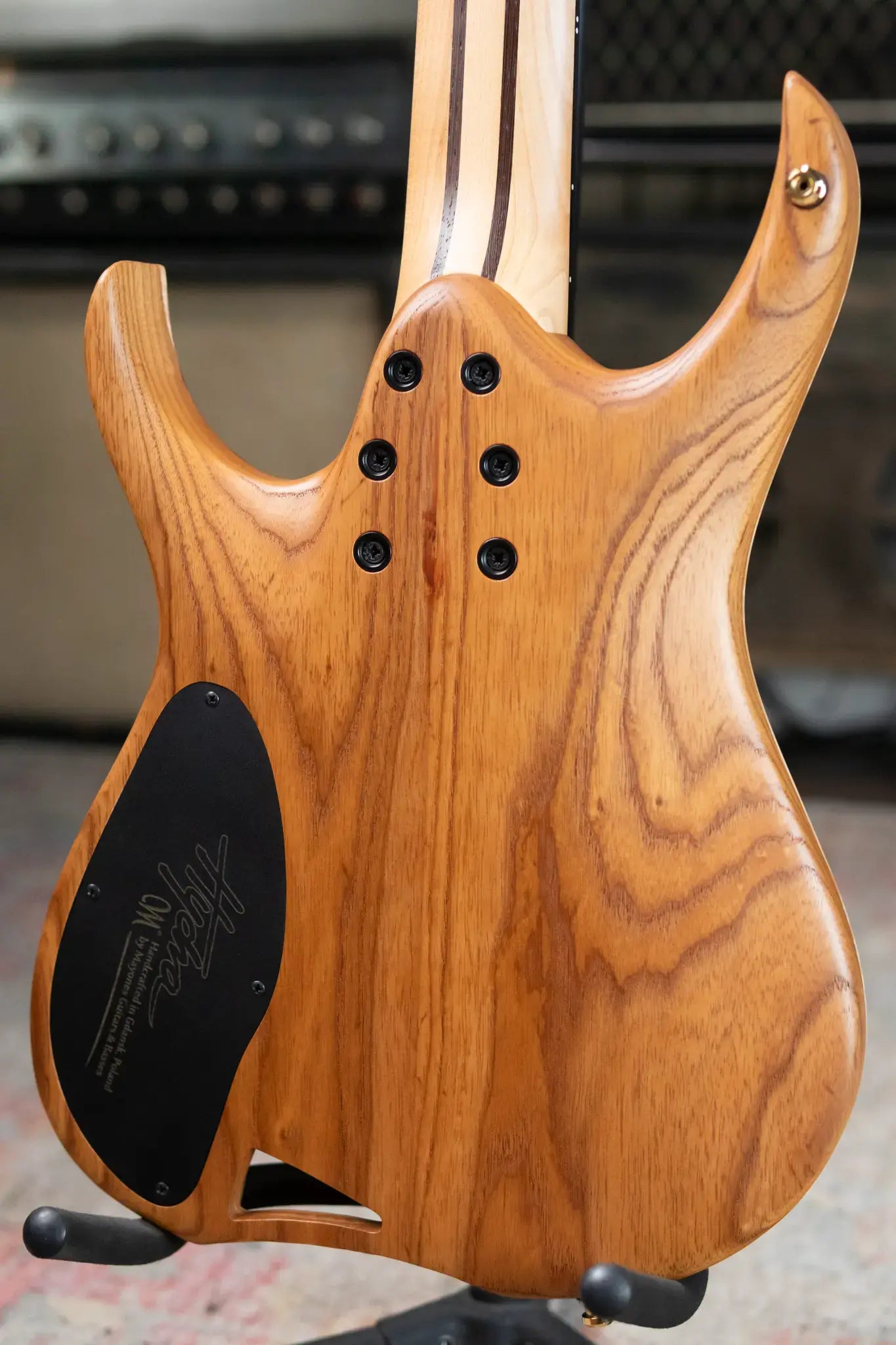 Mayones Hydra Elite VF 7 Electric Guitar - Infinite Blue 4A Curly Poplar