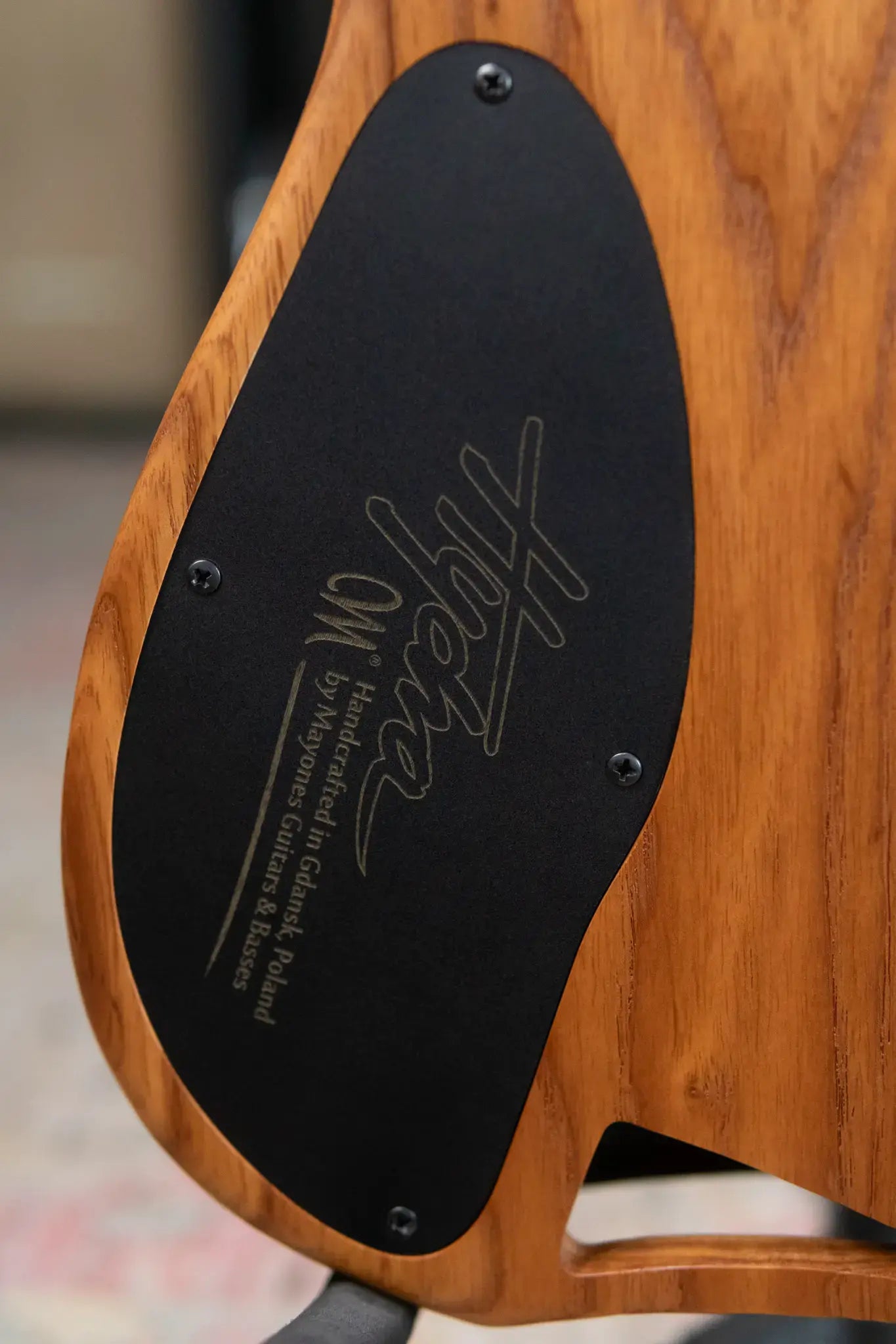 Mayones Hydra Elite VF 7 Electric Guitar - Infinite Blue 4A Curly Poplar