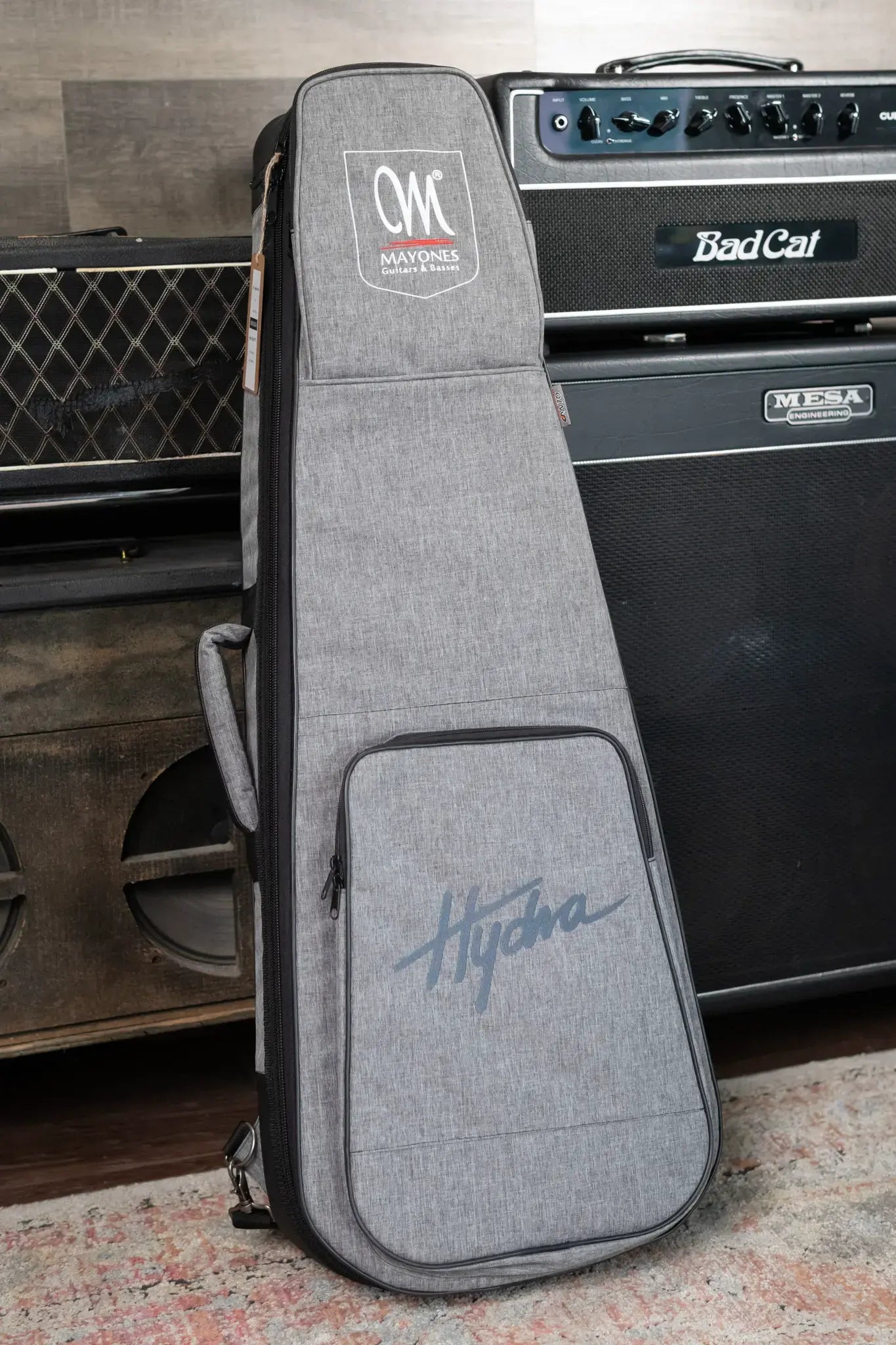 Mayones Hydra Elite VF 7 Electric Guitar - Infinite Blue 4A Curly Poplar