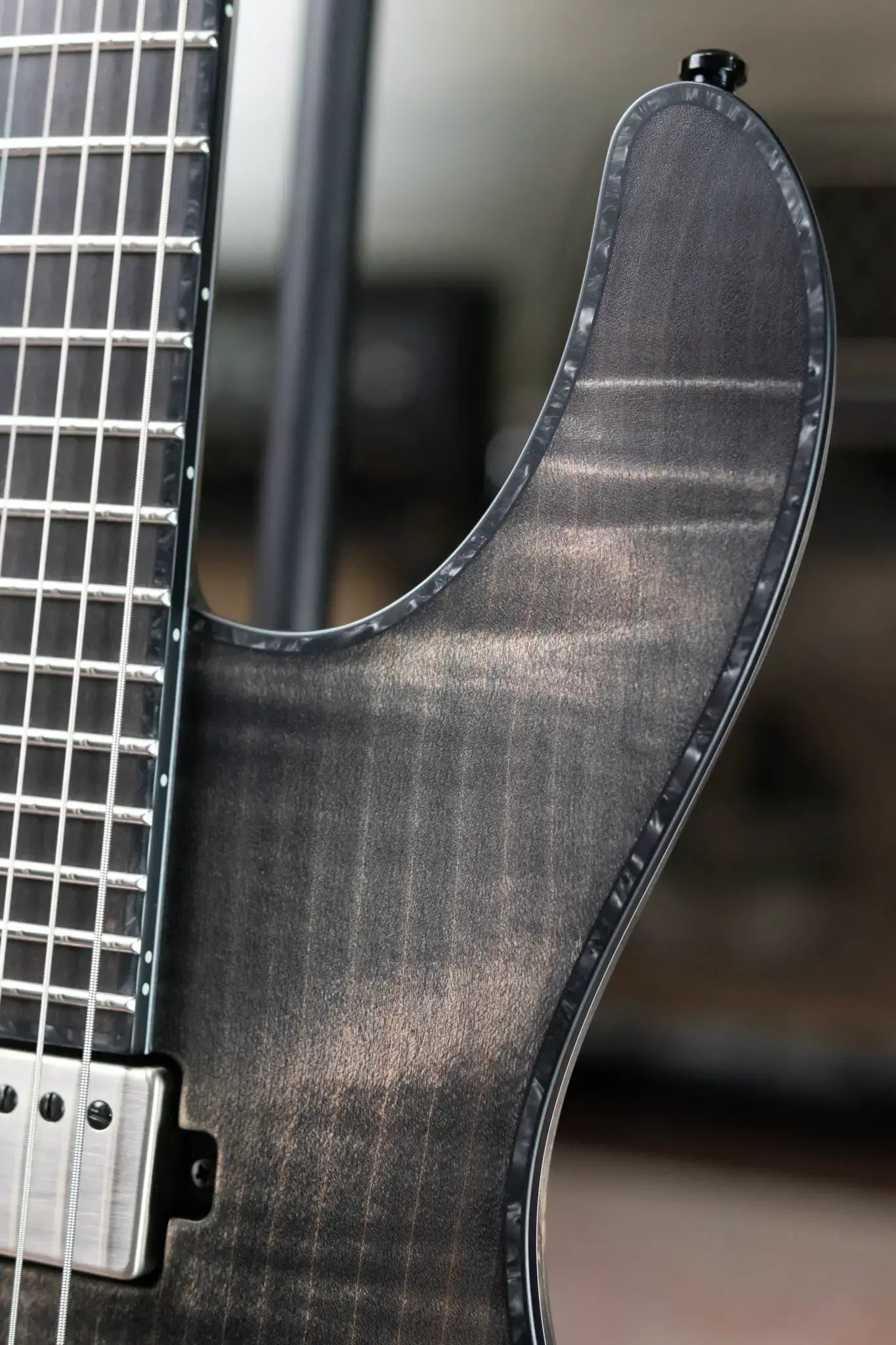 Mayones Regius 4Ever 7 Left Handed Electric Guitar - Antique Black