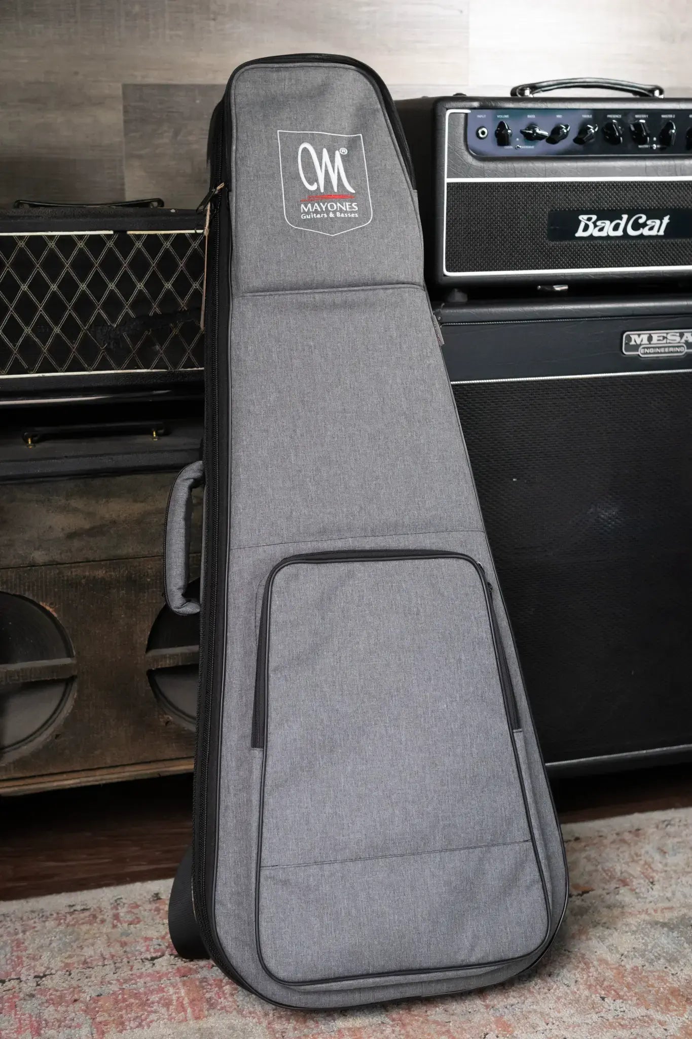 Mayones Regius 4Ever 7 Left Handed Electric Guitar - Antique Black