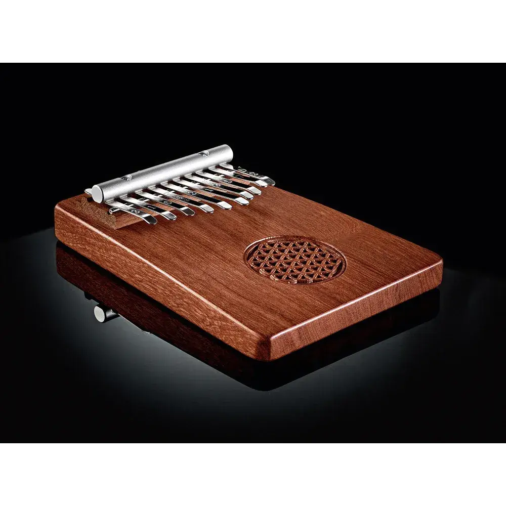 Meinl Sonic Energy Solid Kalimba, 10 notes, Zambesi Redwood, Flower of Life