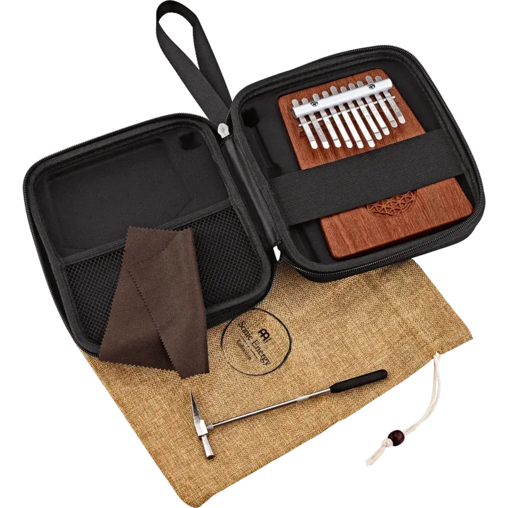 Meinl Sonic Energy Solid Kalimba, 10 notes, Zambesi Redwood, Flower of Life