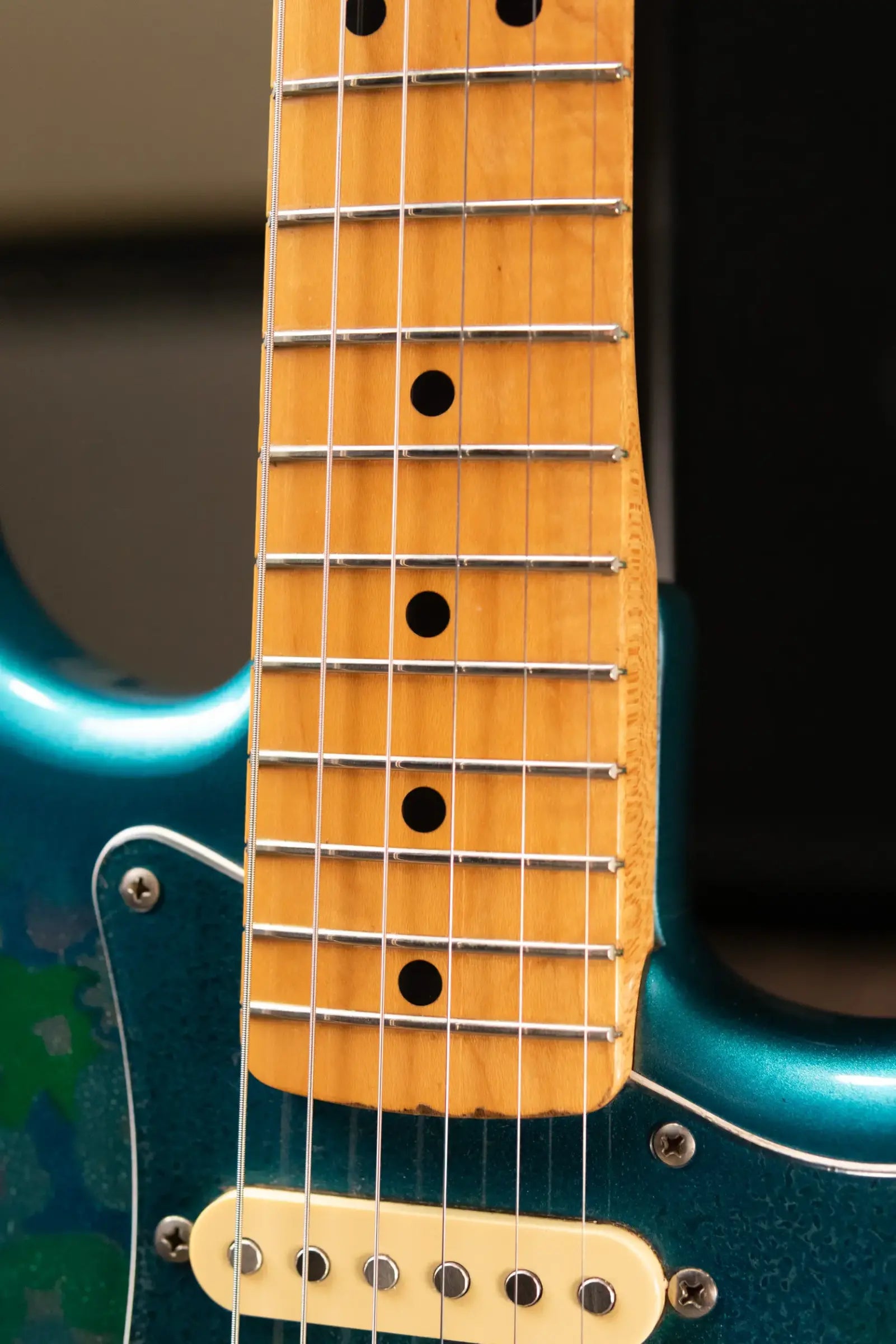 Mid-1980's Fender Stratocaster ST-72 Electric Guitar - Blue Flower with Hardshell Case