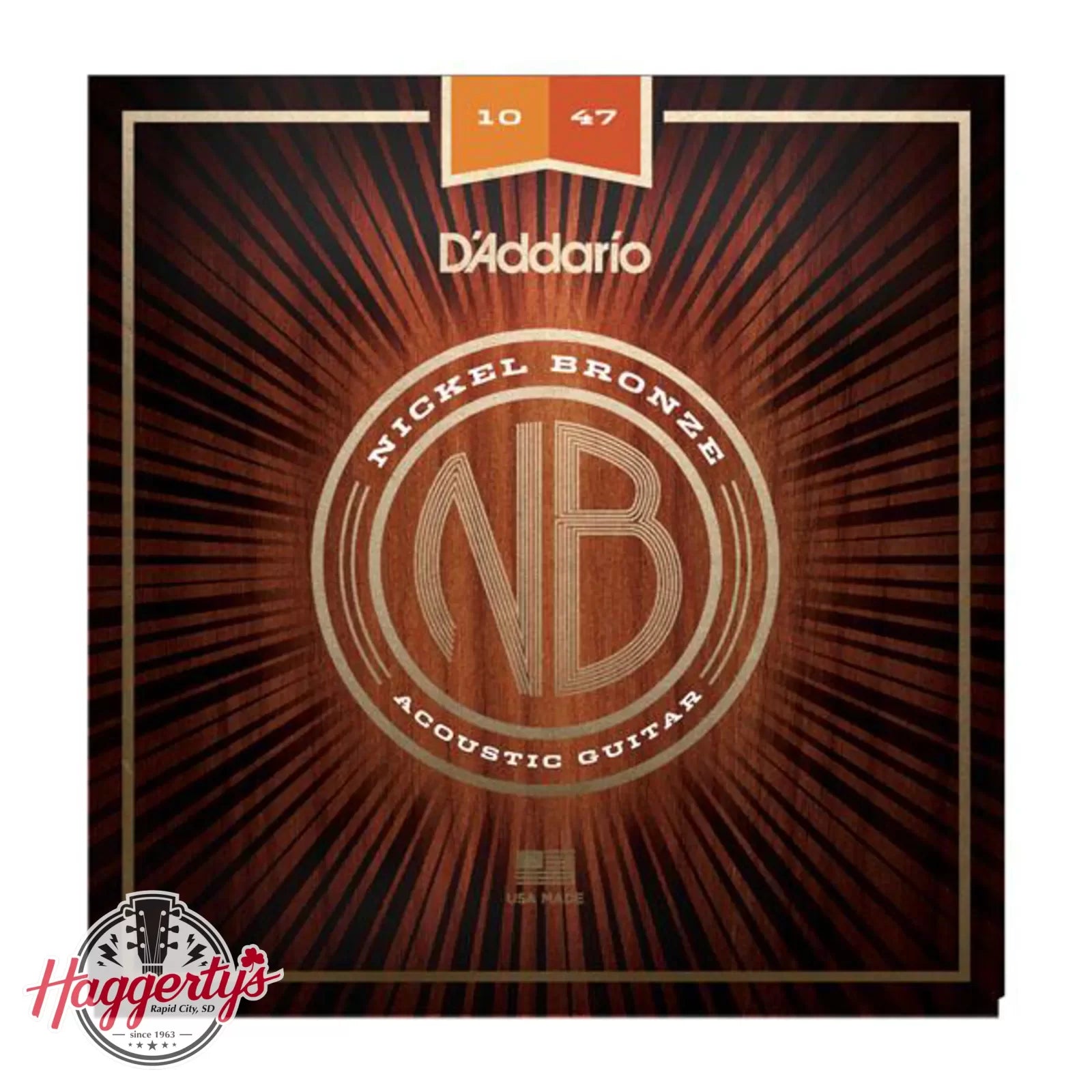D'Addario NB1047 Acoustic String Set .010-.047