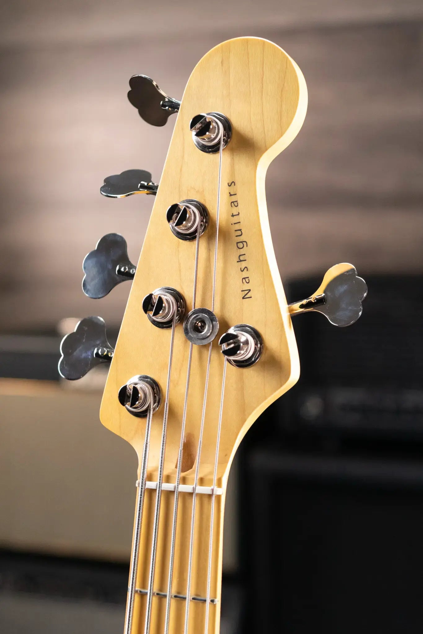 Nash JB-5 5-String Jazz Bass - 3-Tone Burst with Hardshell Case