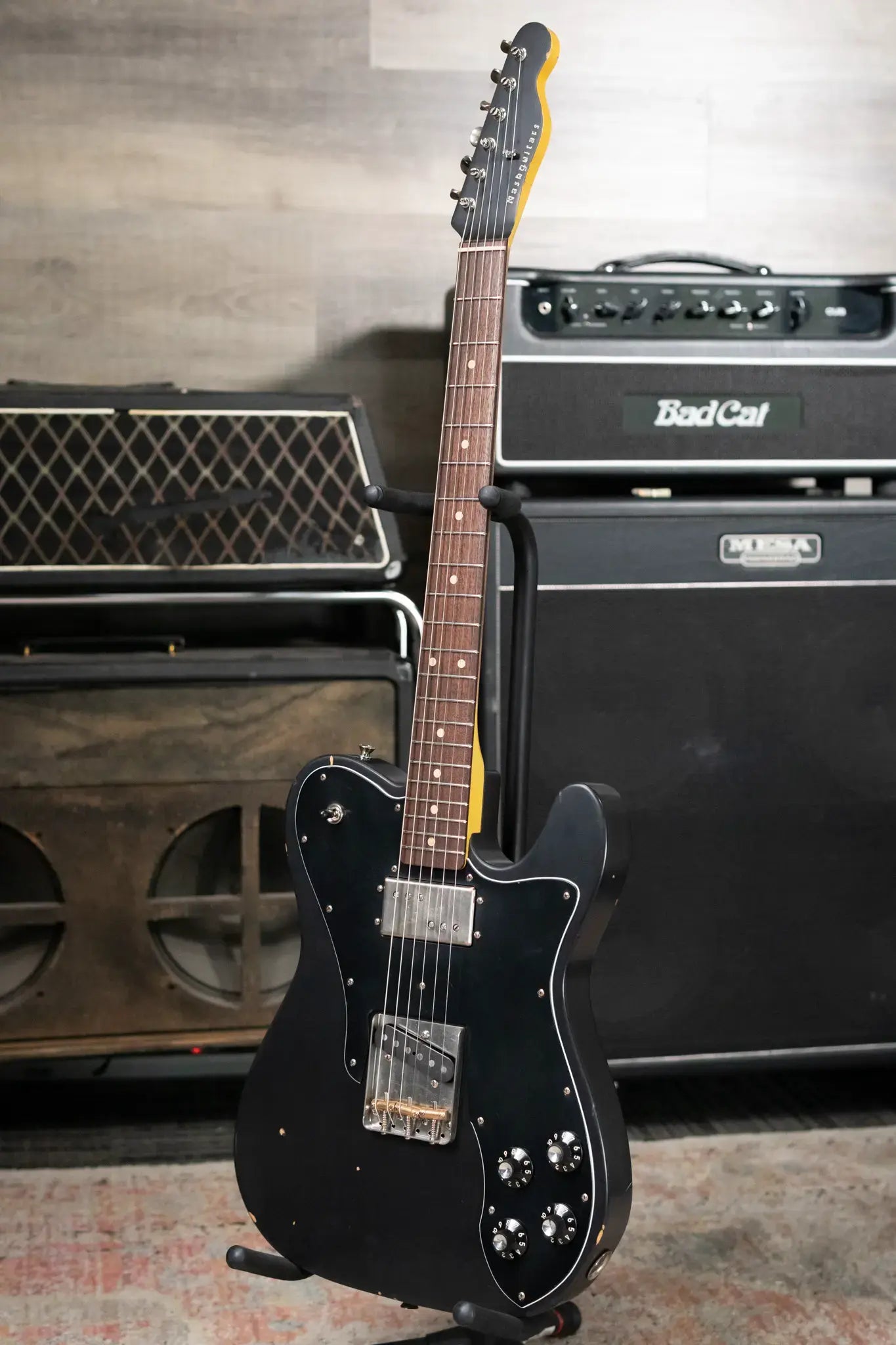 Nash TC-72 Electric Guitar - Black with Hardshell Case