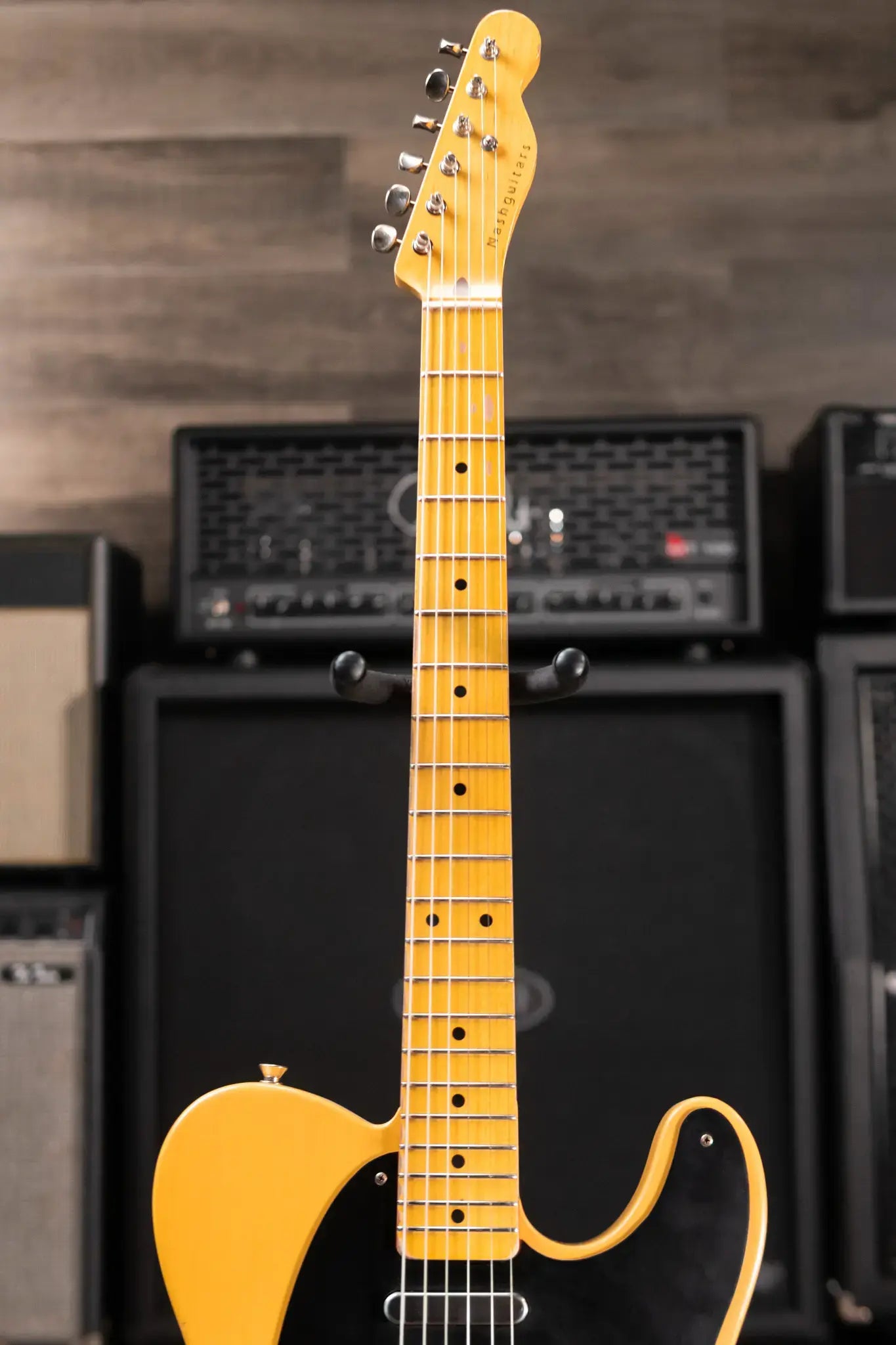 Nash T-52 Ash Body Light Aged Electric Guitar - Butterscotch Blonde with Hardshell Case
