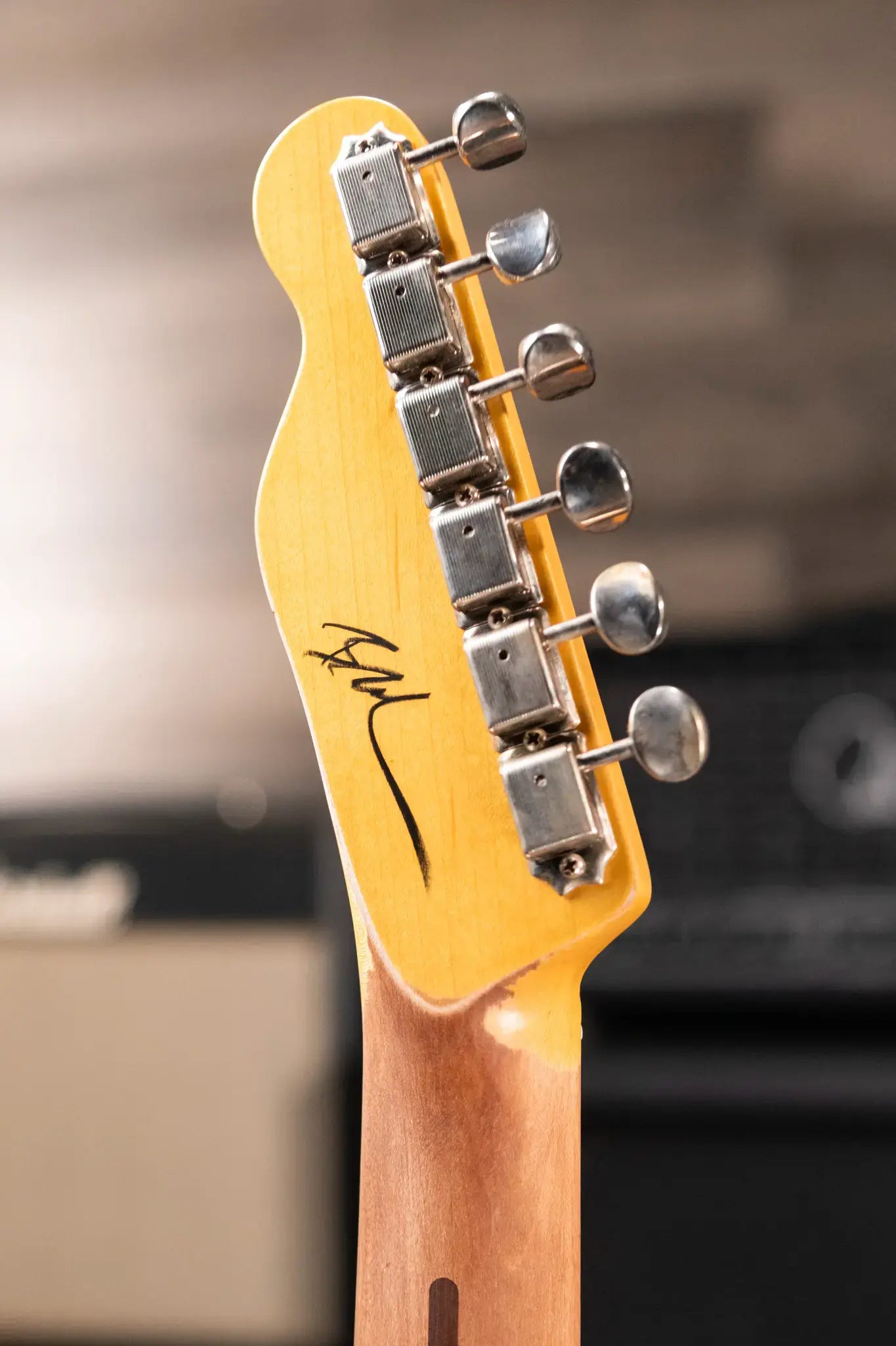 Nash T-52 Ash Body Light Aged Electric Guitar - Butterscotch Blonde with Hardshell Case