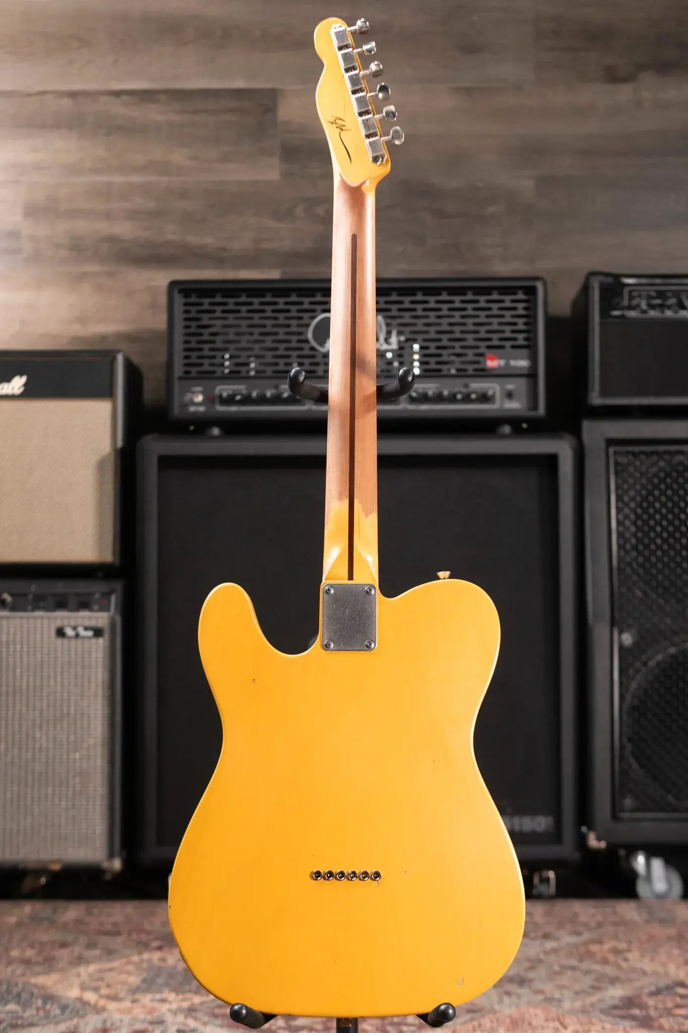 Nash T-52 Ash Body Light Aged Electric Guitar - Butterscotch Blonde with Hardshell Case