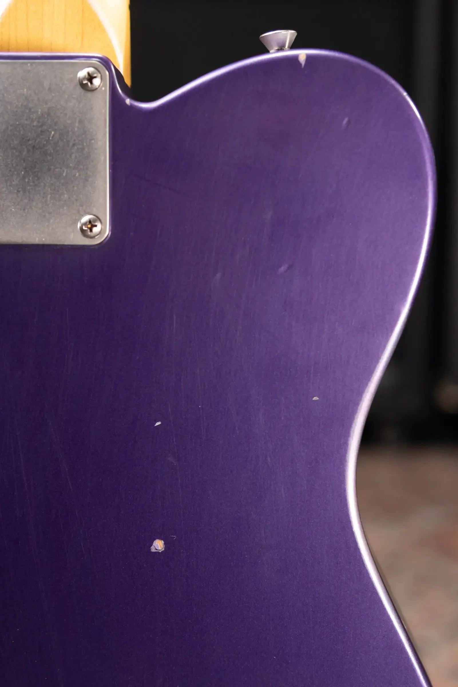 Nash T-52 Nautilus Neck Electric Guitar - Grape Metallic with Hardshell Case