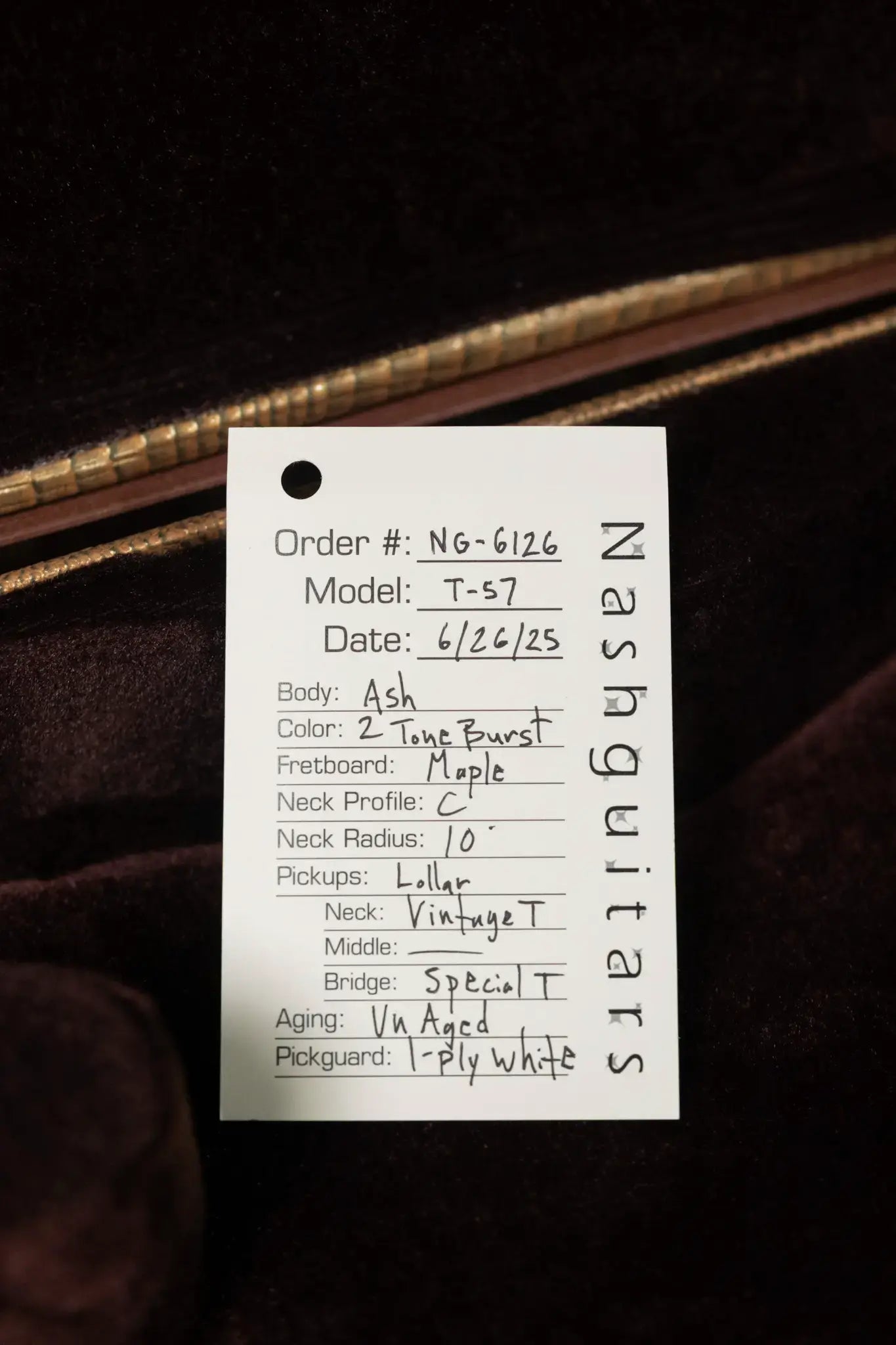 Nash T-57 Electric Guitar - 2-Tone Burst with Hardshell Case