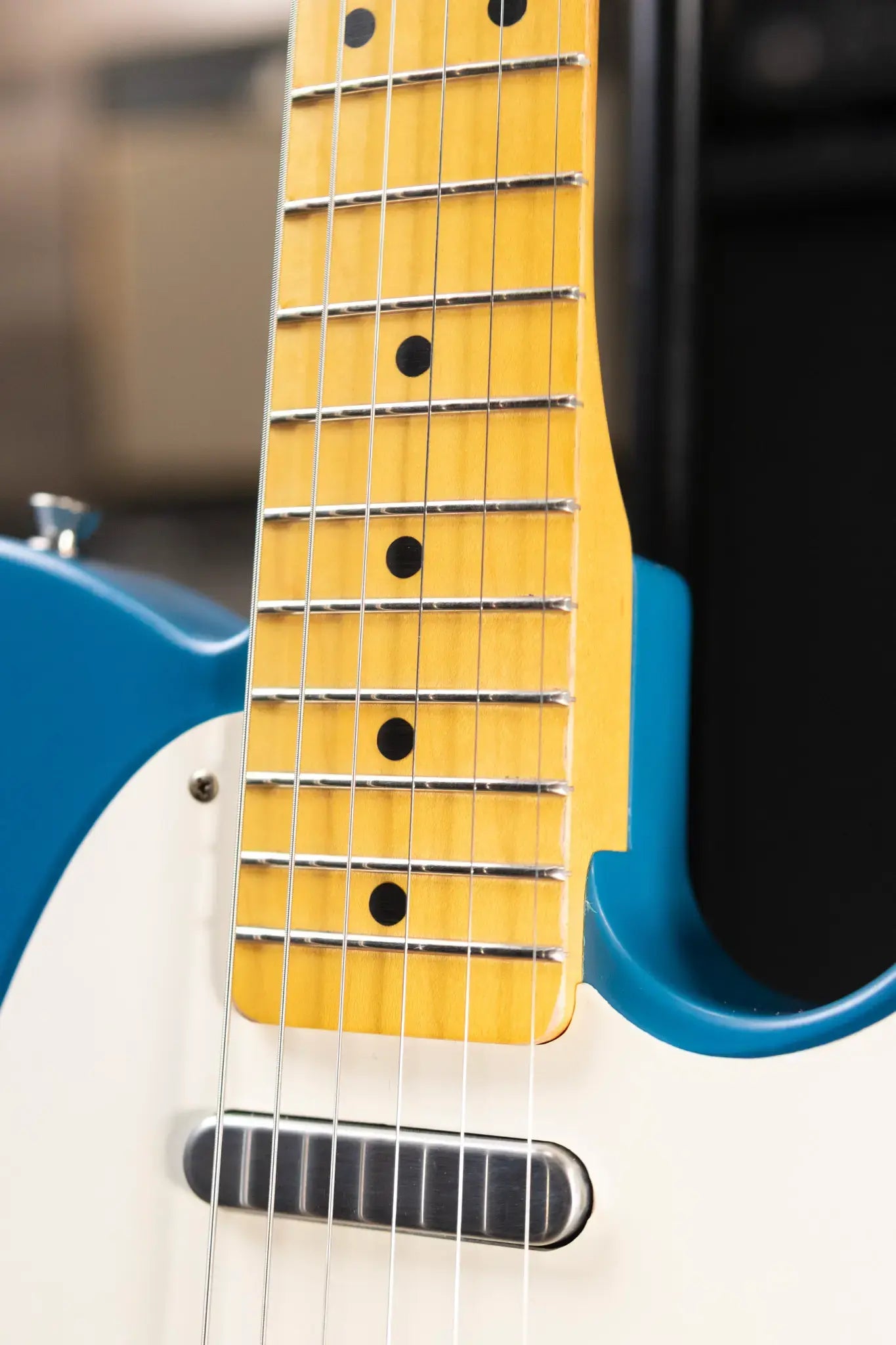 Nash T-57 Medium Aged Electric Guitar - New England Blue with Hardshell Case