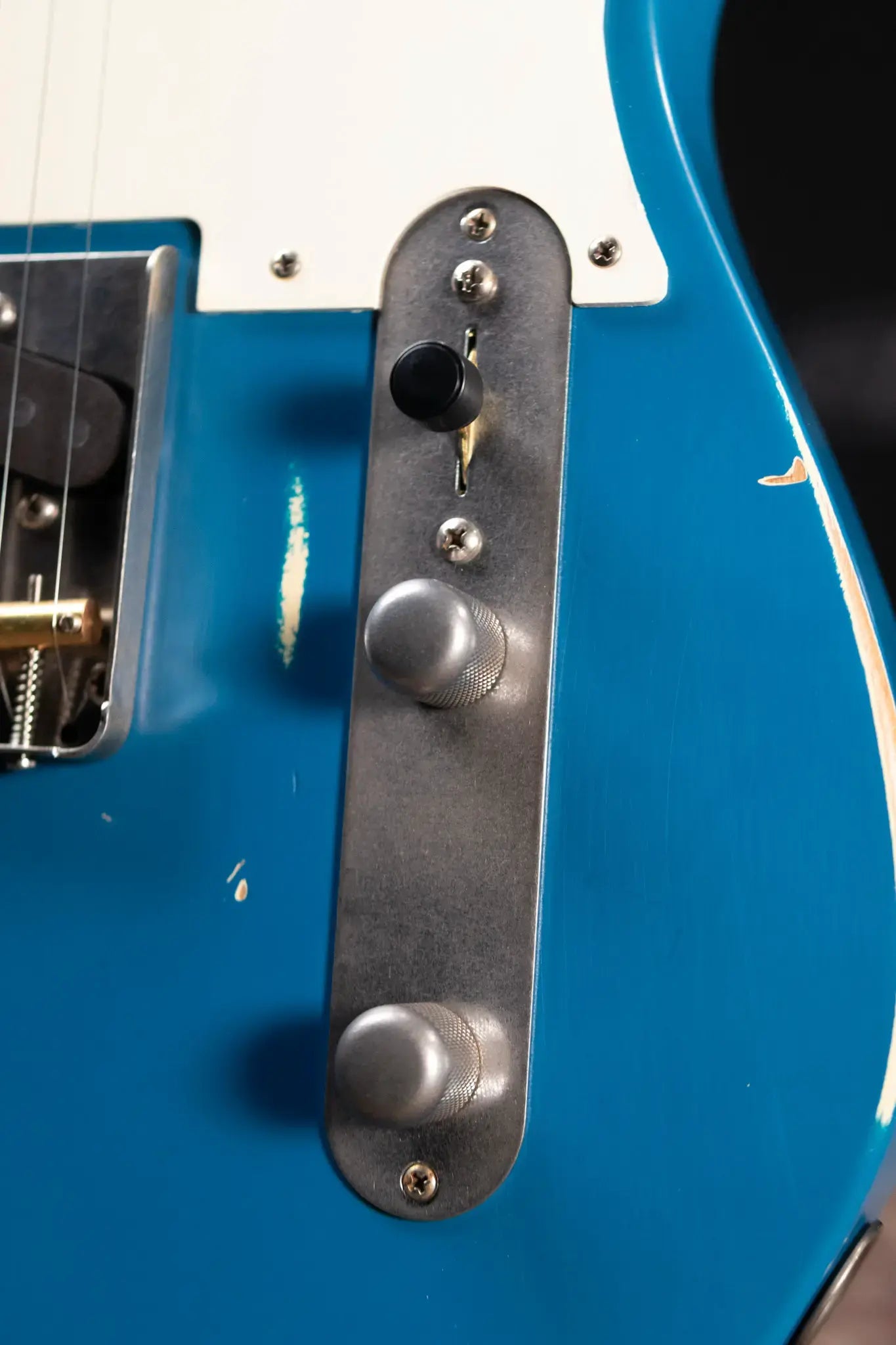 Nash T-57 Medium Aged Electric Guitar - New England Blue with Hardshell Case