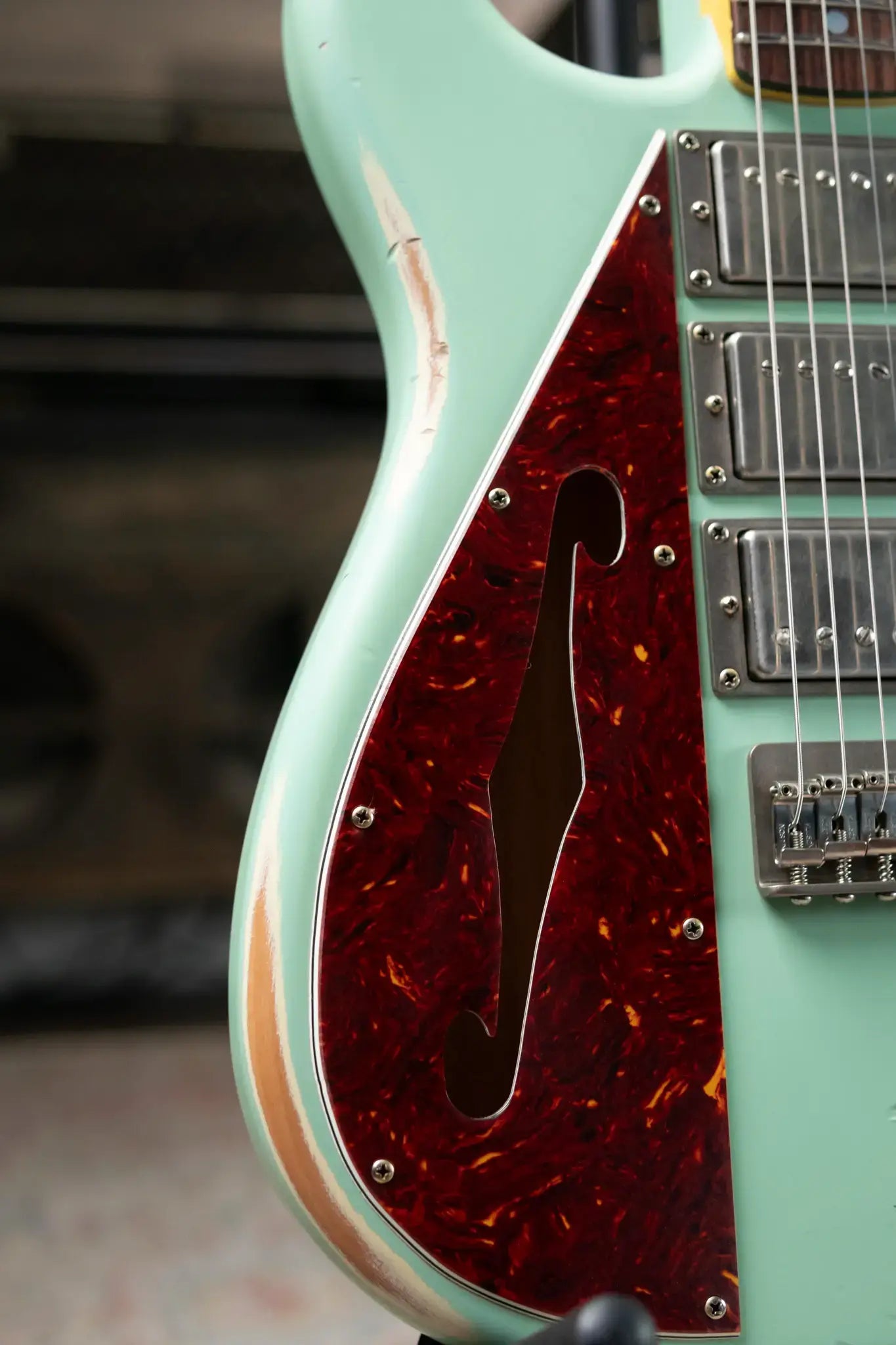 Nash Wayfarer WF-3 Semi-Hollow - Surf Green with Hardshell Case