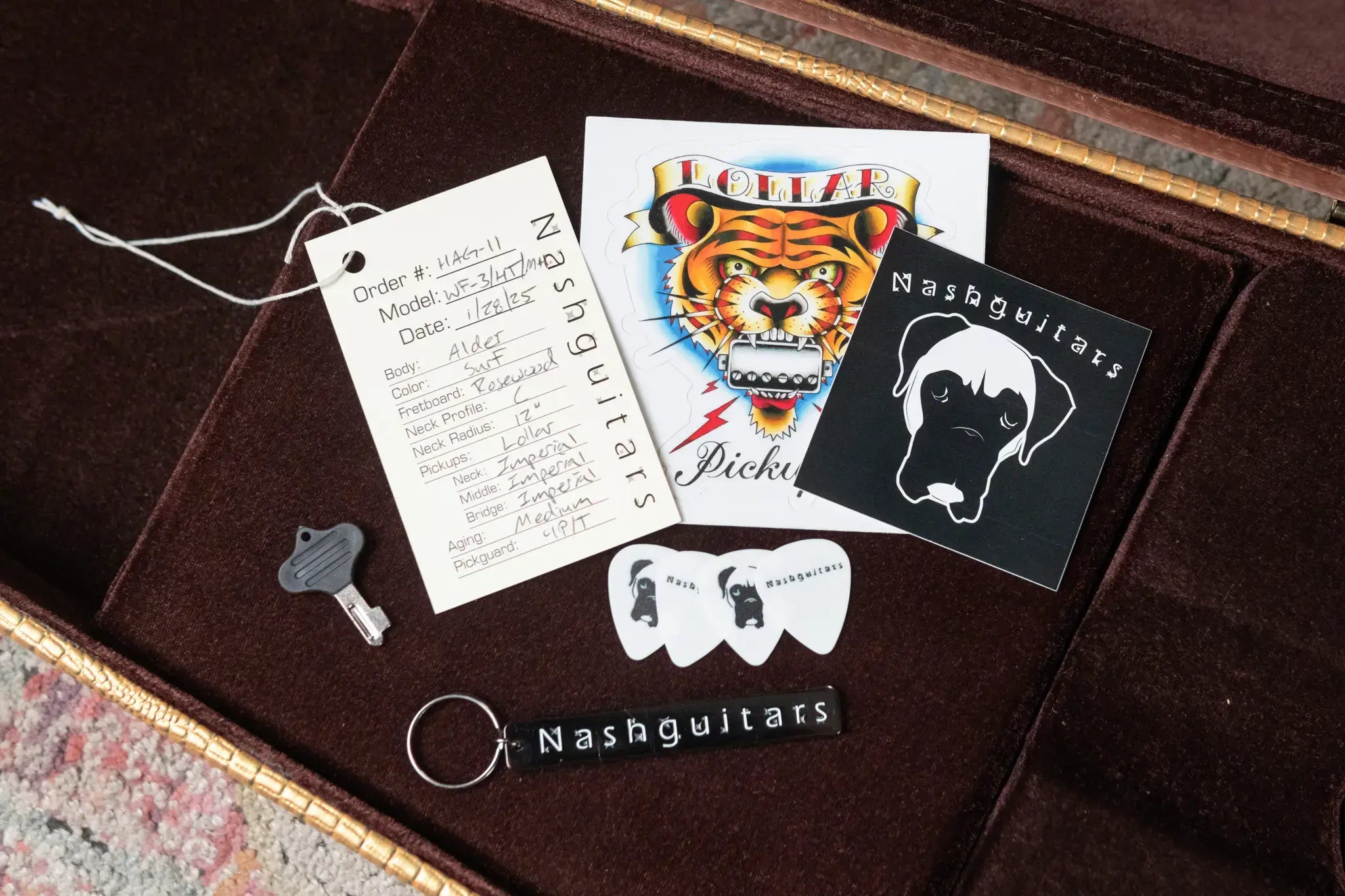 Nash Wayfarer WF-3 Semi-Hollow - Surf Green with Hardshell Case