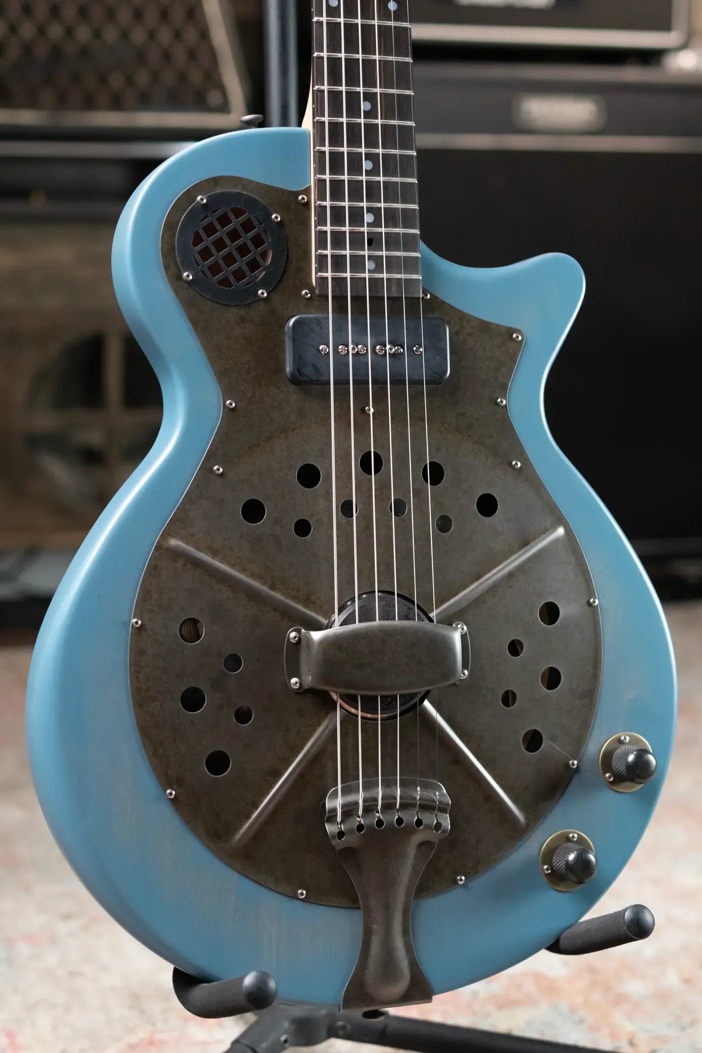 National RP2 Pioneer - Translucent Blue with Hardshell Case