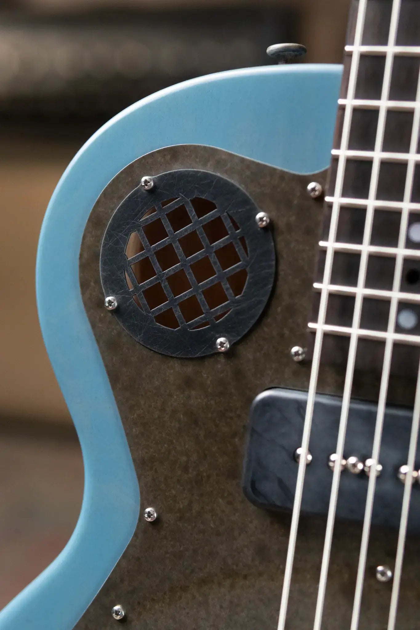 National RP2 Pioneer - Translucent Blue with Hardshell Case