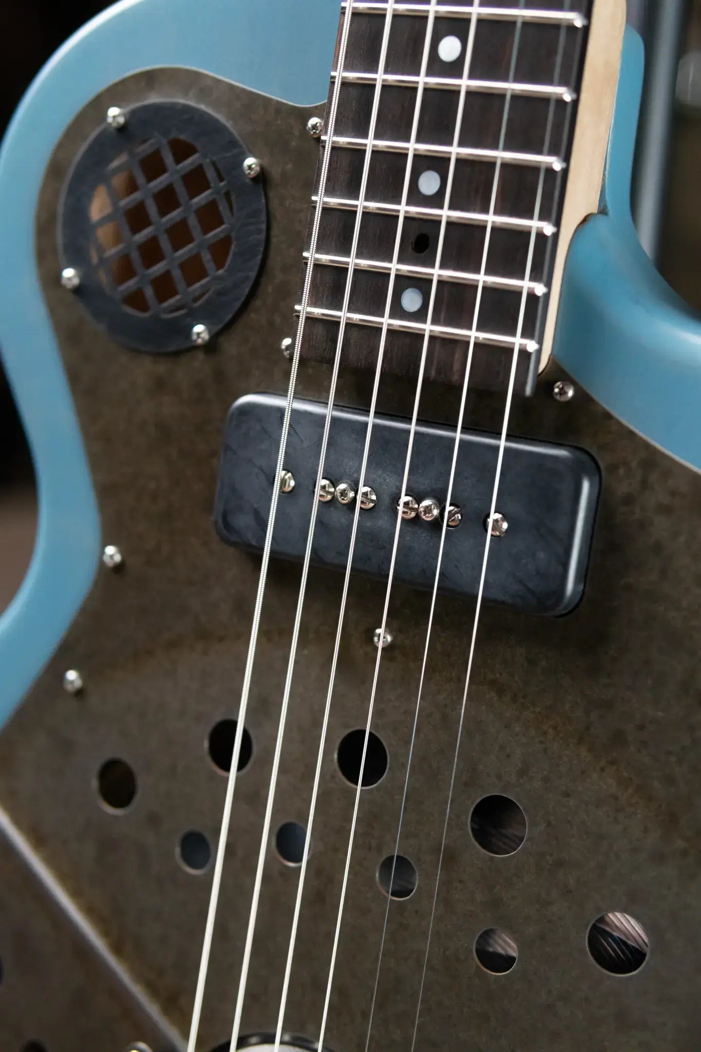 National RP2 Pioneer - Translucent Blue with Hardshell Case