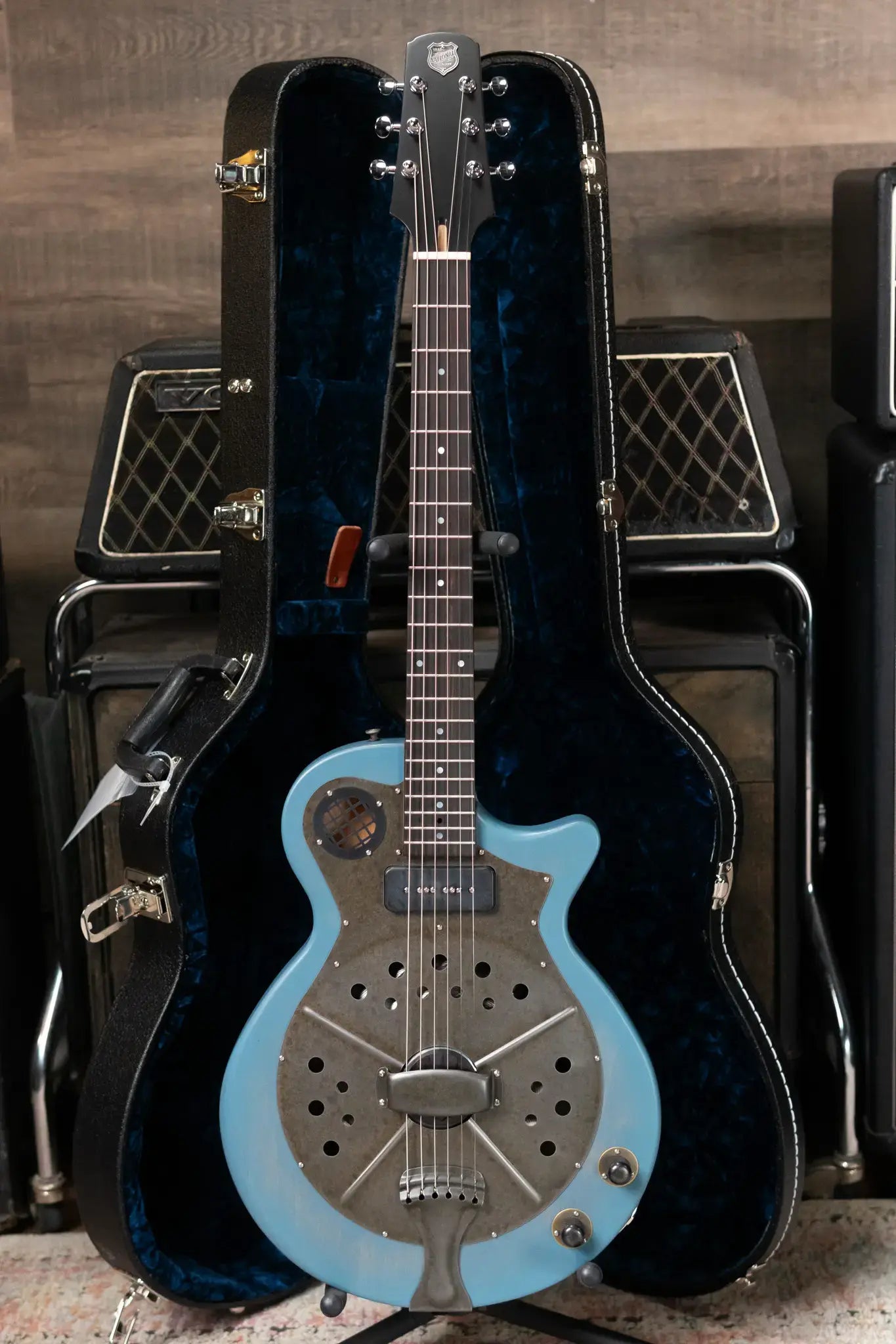 National RP2 Pioneer - Translucent Blue with Hardshell Case
