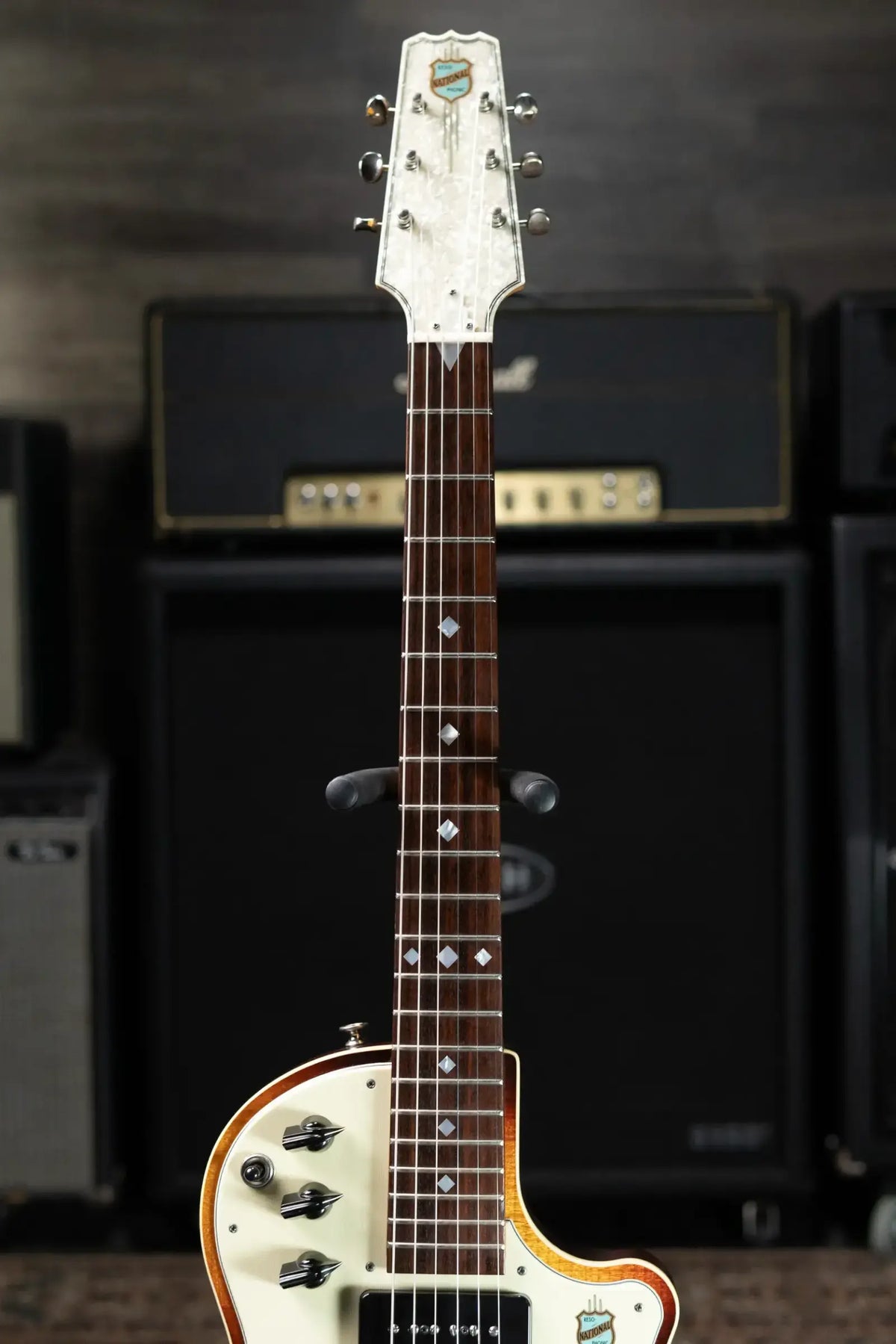 National Resoletric Electric Resonator Guitar - Sunburst with Hardshell Case - Used