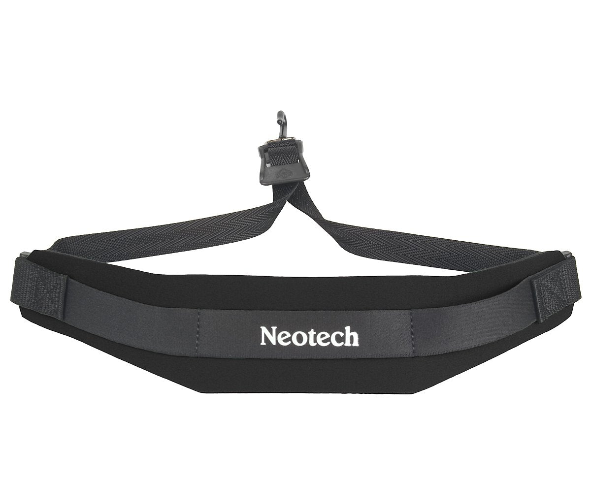 Neotech Soft Saxophone Neck Strap Black with Metal Hook