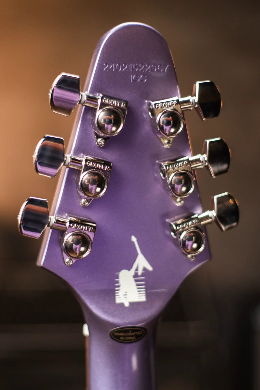 Epiphone Kirk Hammett 1979 Flying V - Purple Metallic with Hardshell Case