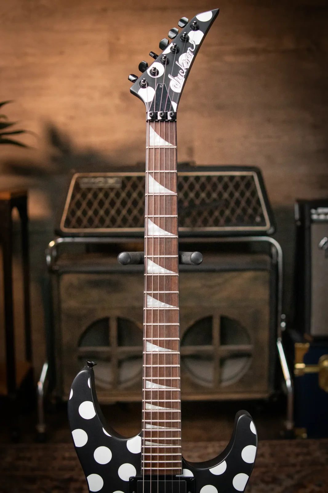Jackson X Series Soloist SLX DX, Laurel Fingerboard - Polka Dot