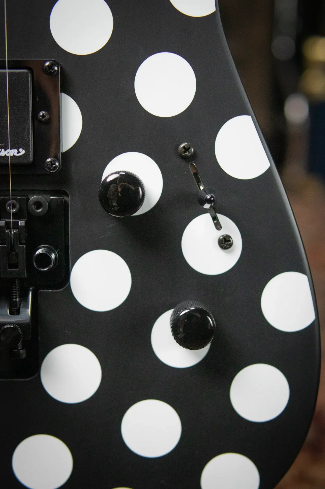Jackson X Series Soloist SLX DX, Laurel Fingerboard - Polka Dot