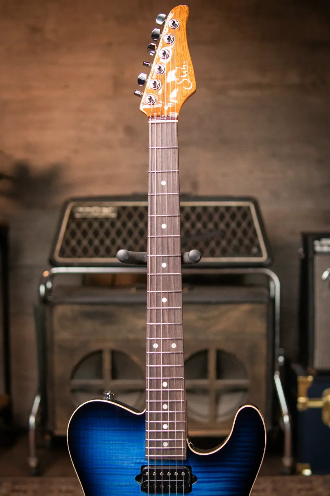 Suhr Custom Shop Classic T Electric - Trans Whale Blue Burst