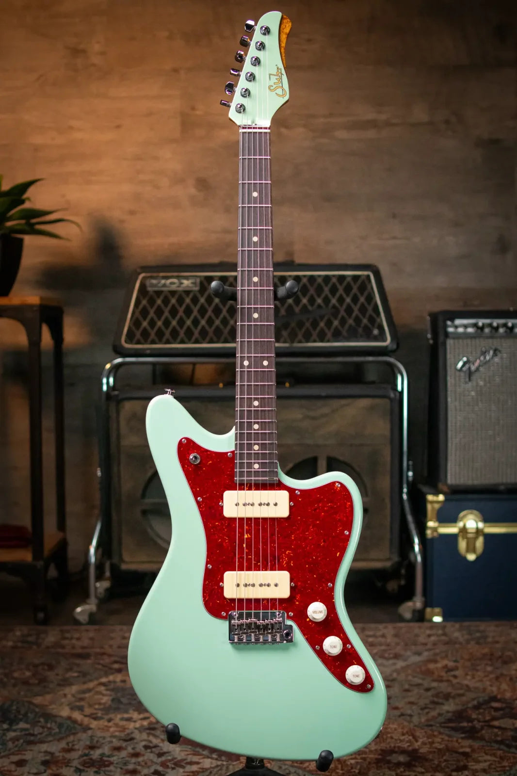 Suhr Custom Shop Classic JM - Surf Green with Hardshell Case