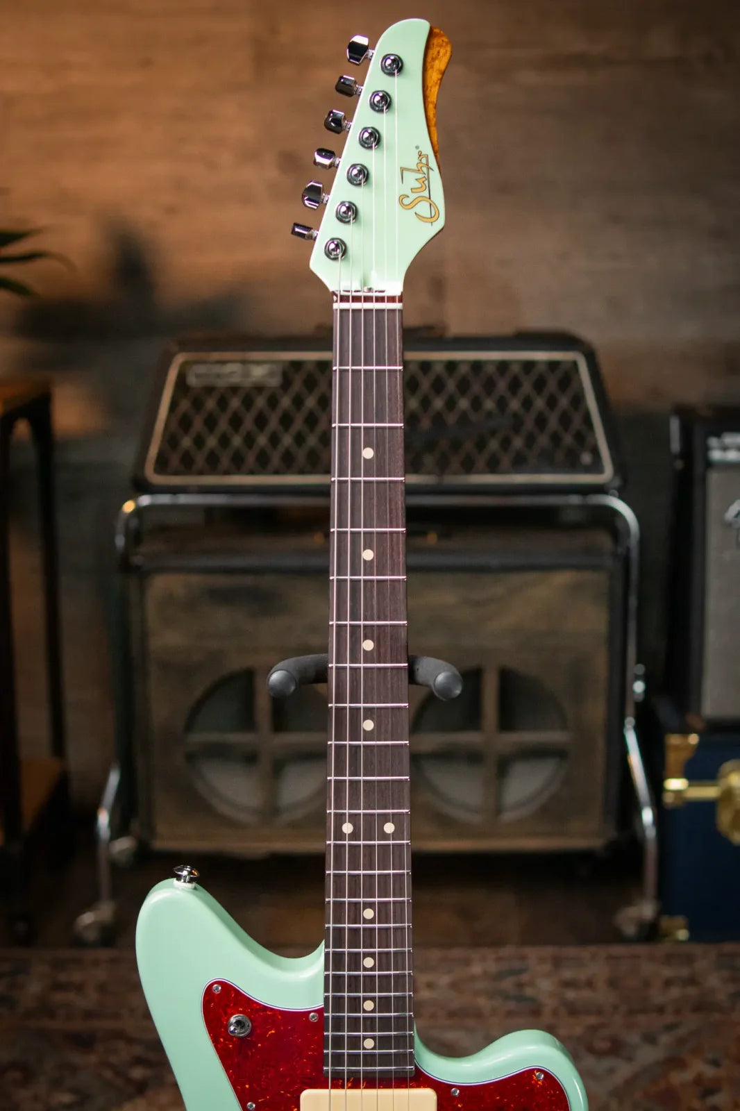 Suhr Custom Shop Classic JM - Surf Green with Hardshell Case