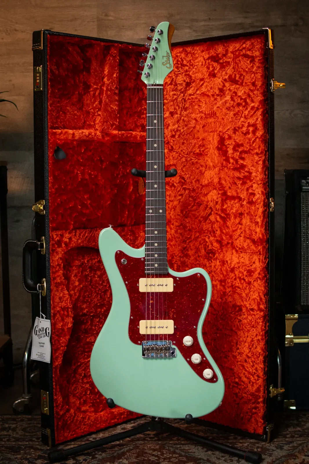 Suhr Custom Shop Classic JM - Surf Green with Hardshell Case