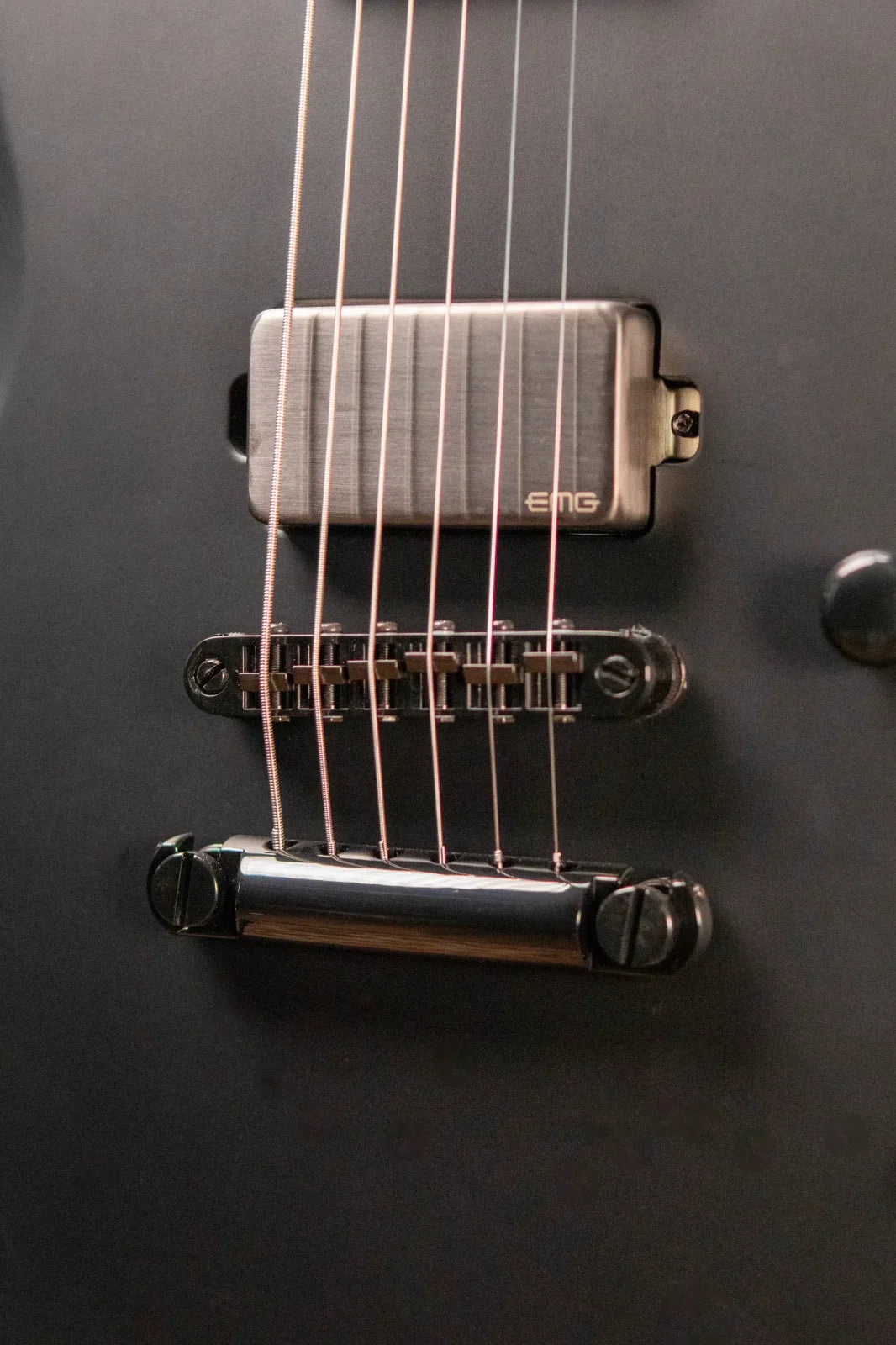 ESP LTD Viper - 1000 Electric Baritone Guitar - Black Satin