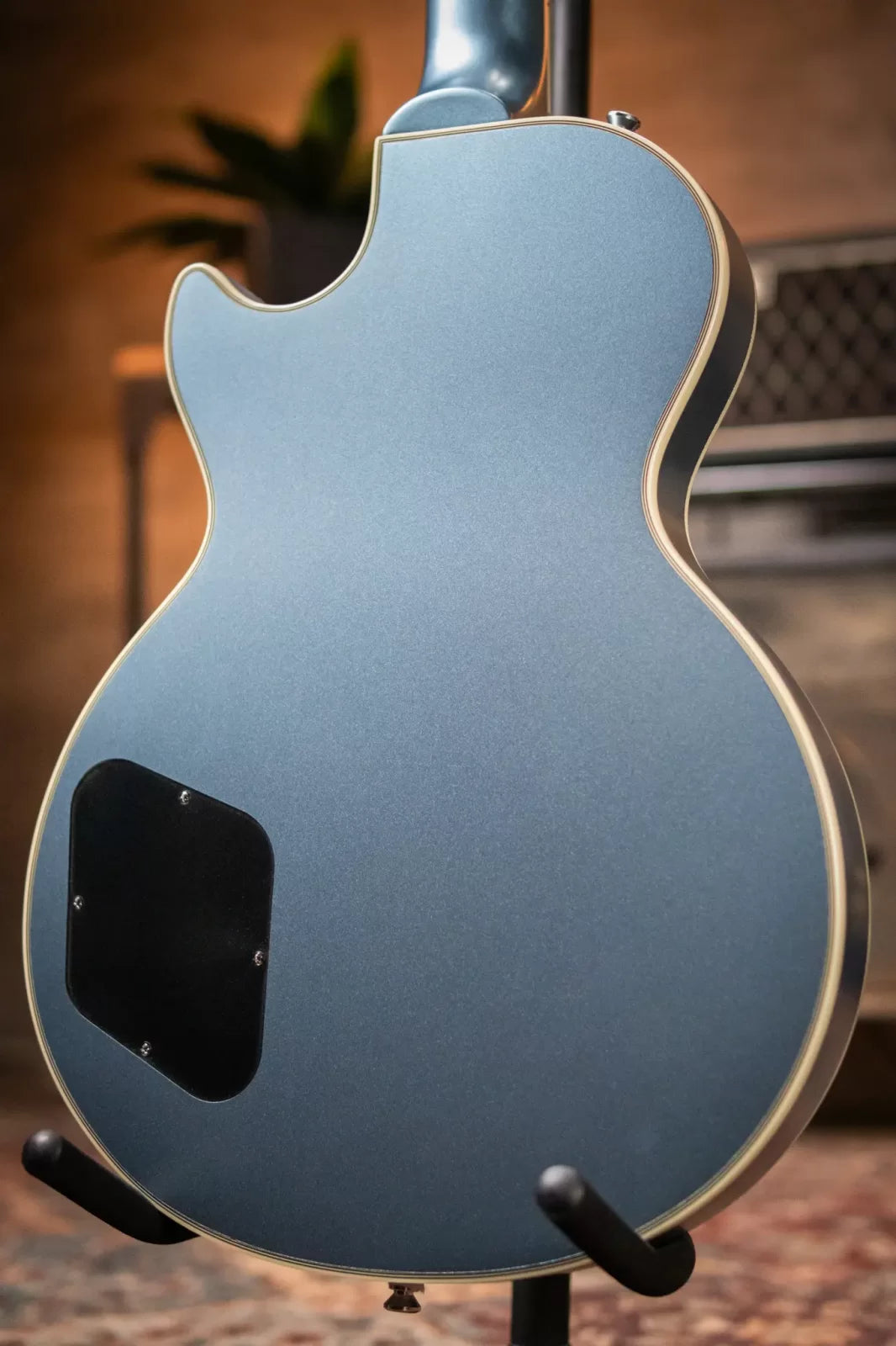 Epiphone Jared James Nichols "Blues Power" Les Paul Custom with EpiLite Case - Aged Pehlam Blue