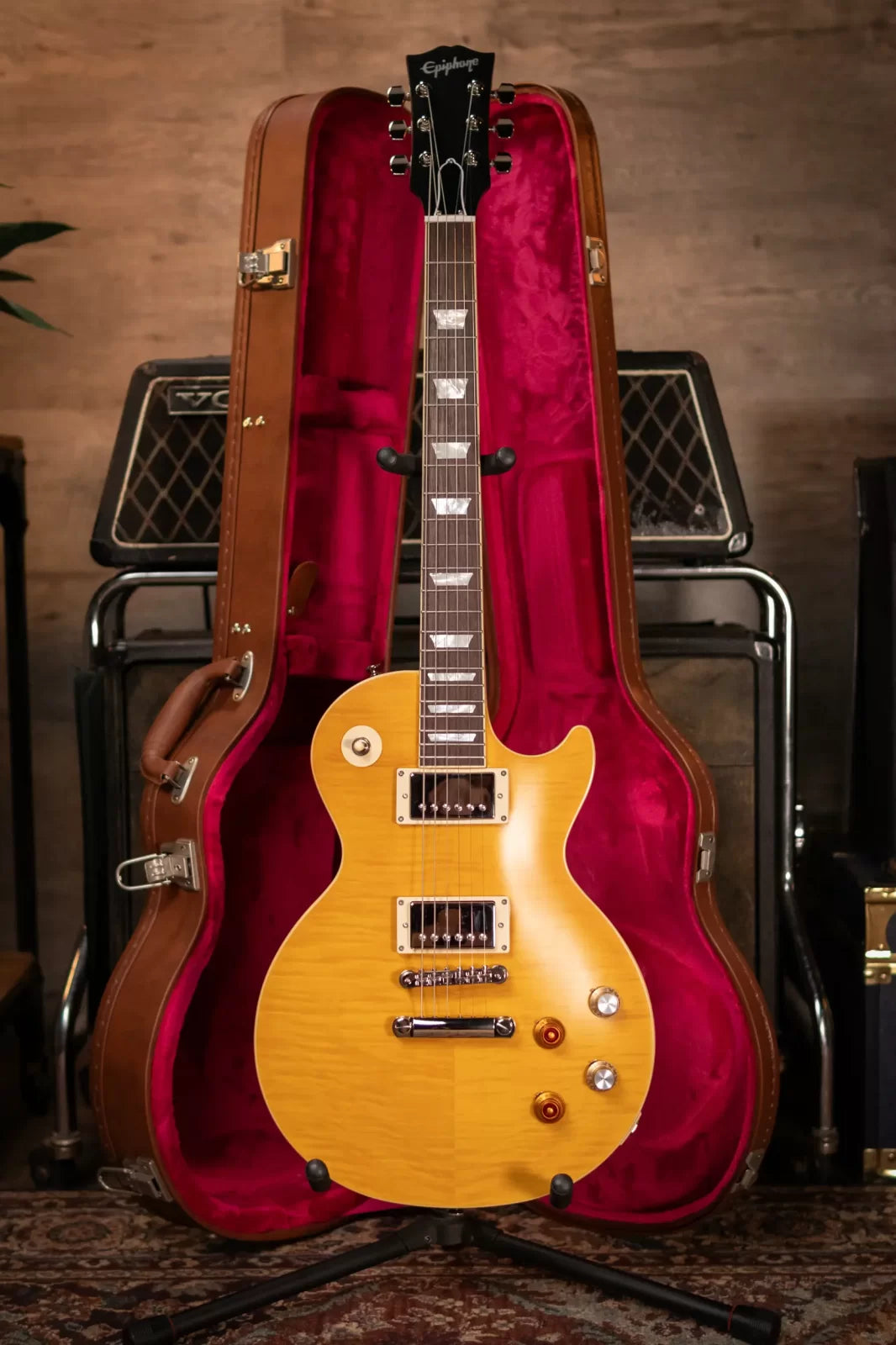 Epiphone Kirk Hammett "Greeny" 1959 Les Paul Standard with Hardshell Case