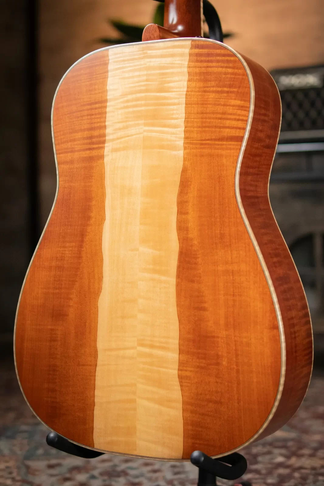 Beard Guitars Legacy E Model Round Neck - Custom Natural with Two Tone Upper Bout