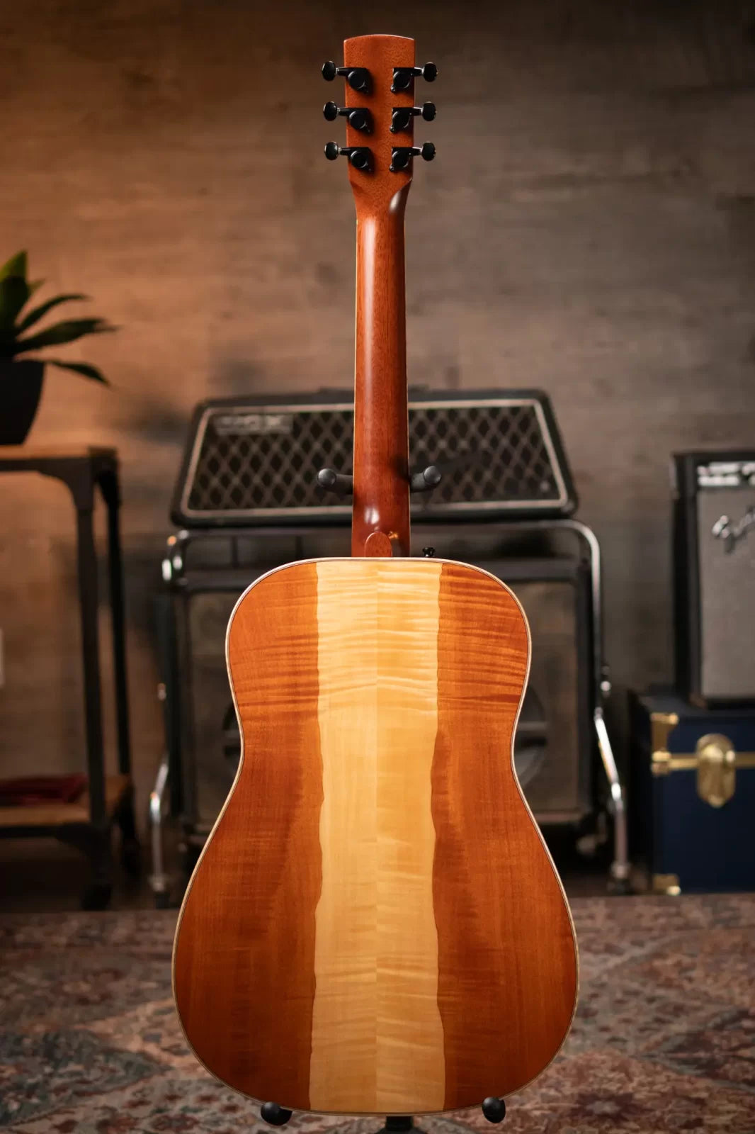 Beard Guitars Legacy E Model Round Neck - Custom Natural with Two Tone Upper Bout