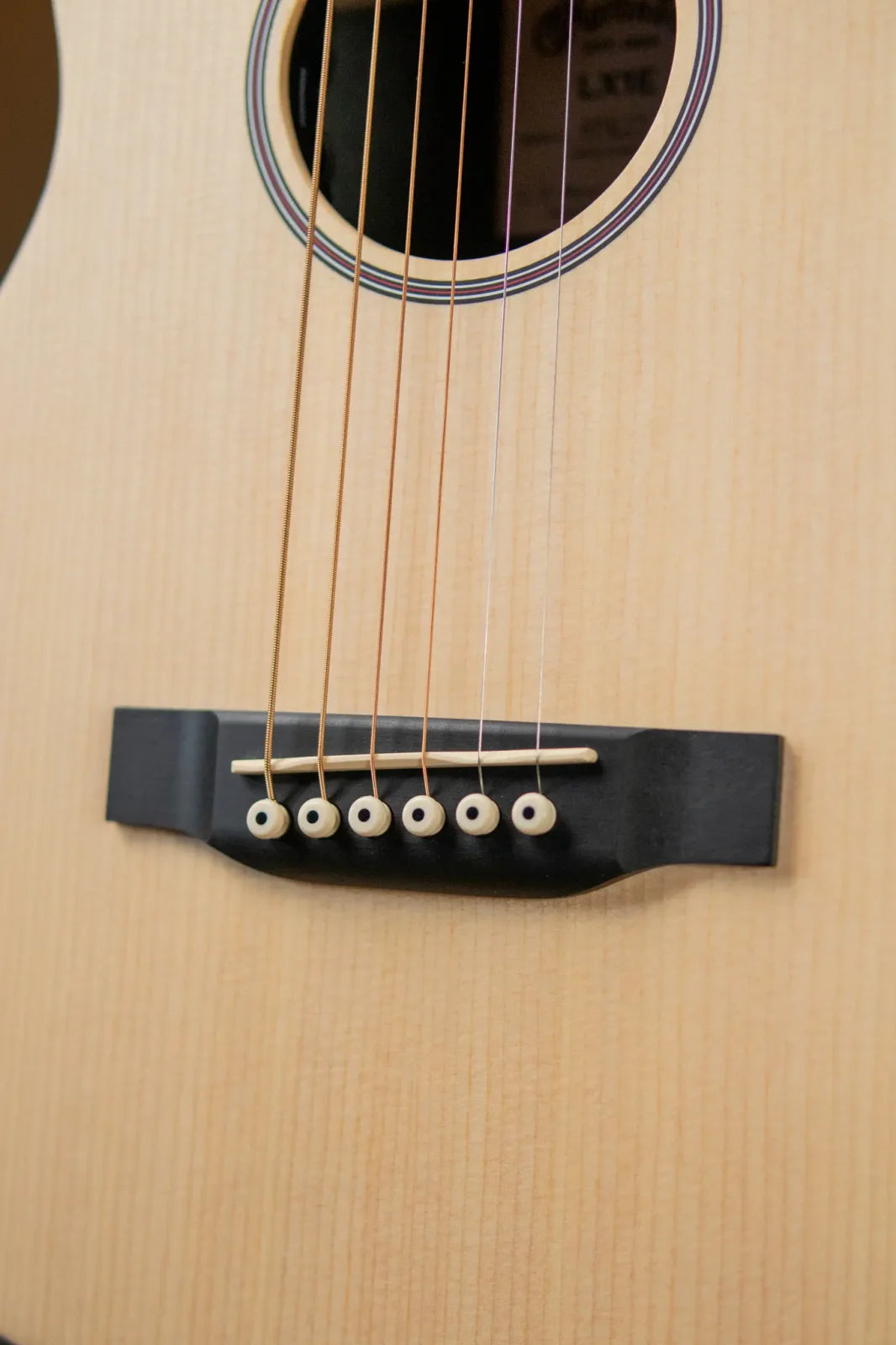 Martin LX1E Little Martin Acoustic/Electric Guitar - Natural with Gig Bag