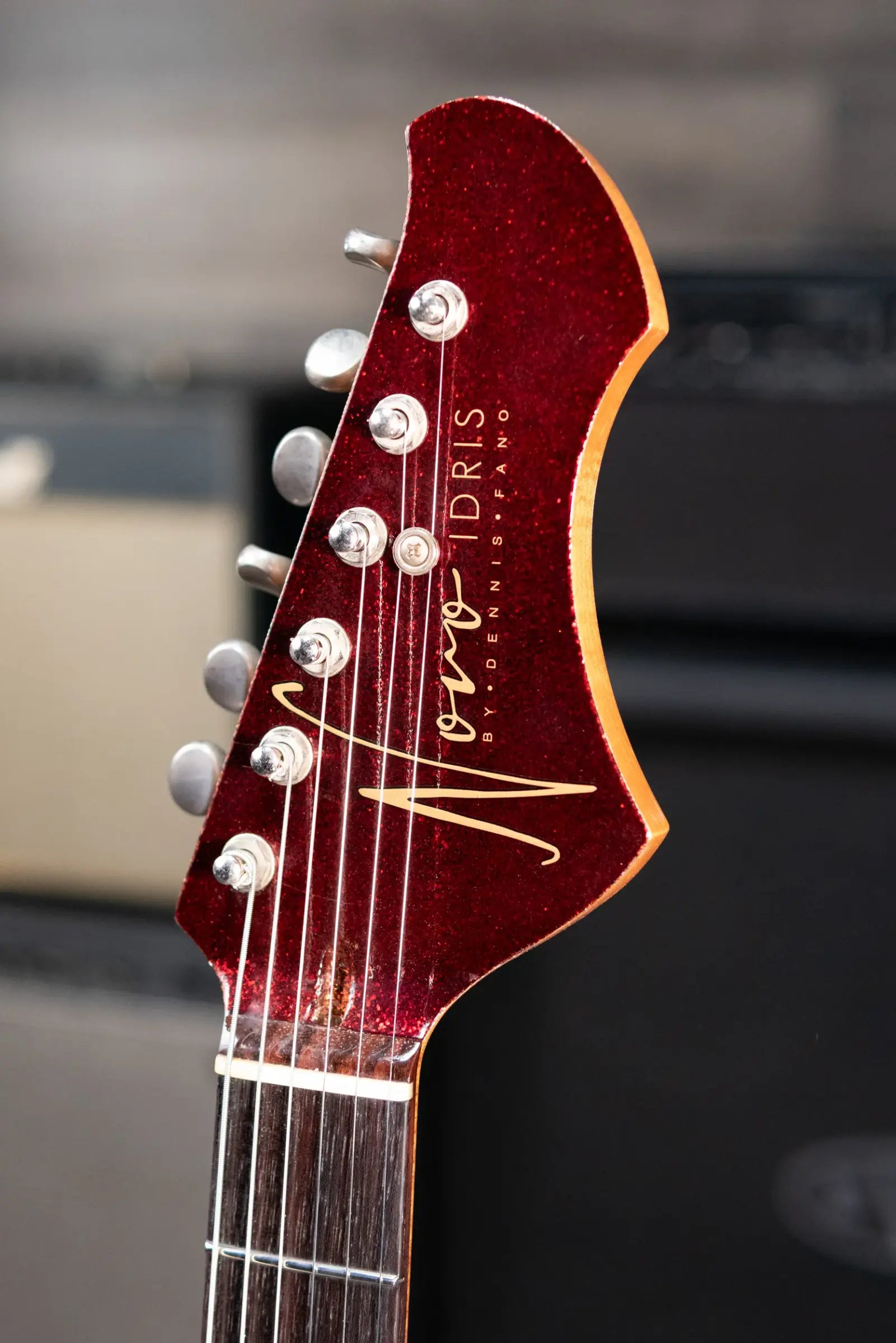Novo Custom Idris HH Electric Guitar - Root Beer Sparkle with Gig Bag
