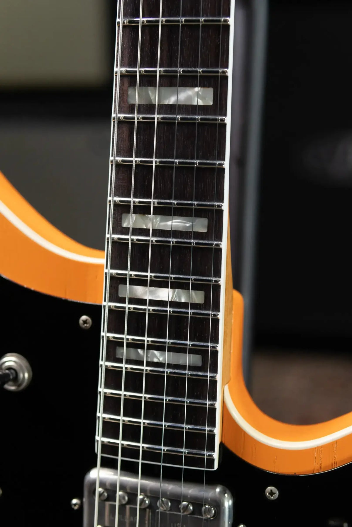 Novo Custom Shop Miris JHH Semi-Hollow Electric Guitar - Creamsicle with Gig Bag