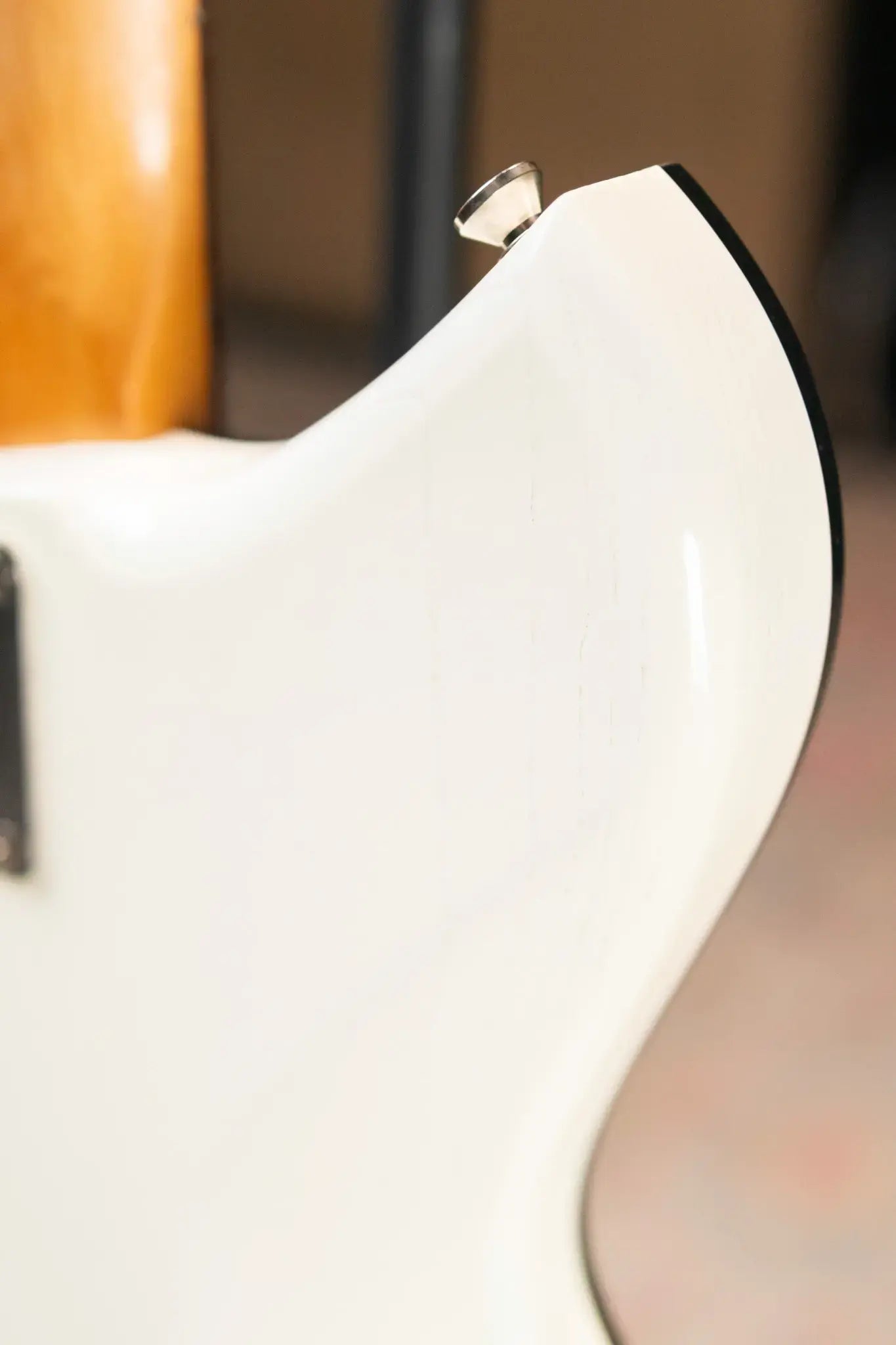 Novo Custom Shop Miris J Semi-Hollow Electric Guitar - Olympic White with Gig Bag