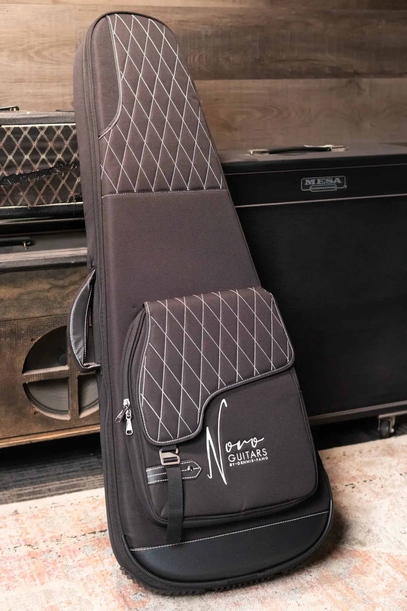 Novo Custom Shop Miris J Semi-Hollow Electric Guitar - Olympic White with Gig Bag