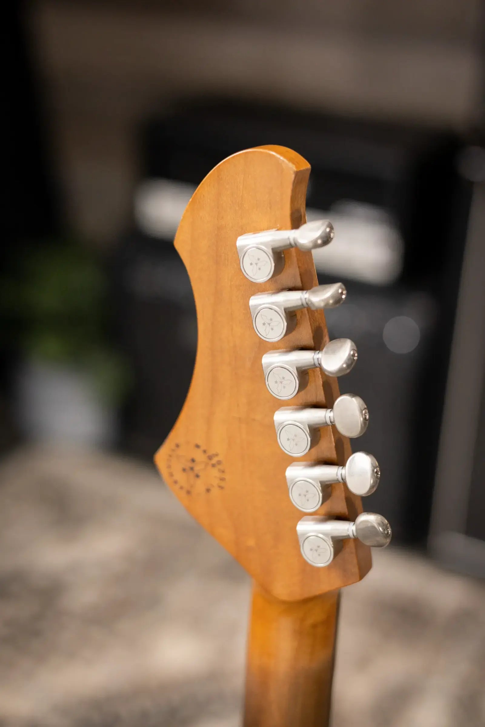 Novo Custom Shop Serus H2 Electric Guitar - Charcoal Frost with Softshell Case