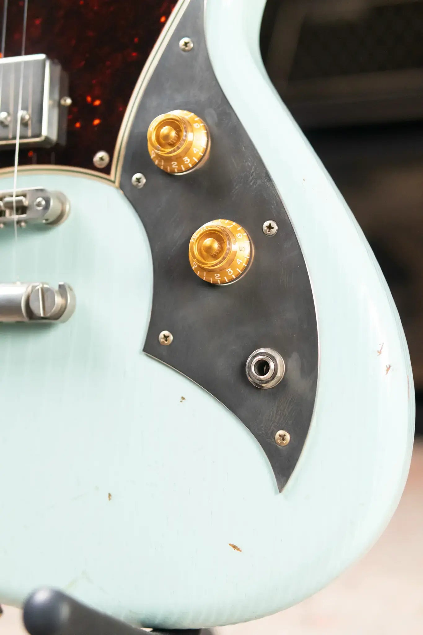 Novo Custom Shop Serus H2 Electric Guitar - Sonic Blue with Gig Bag