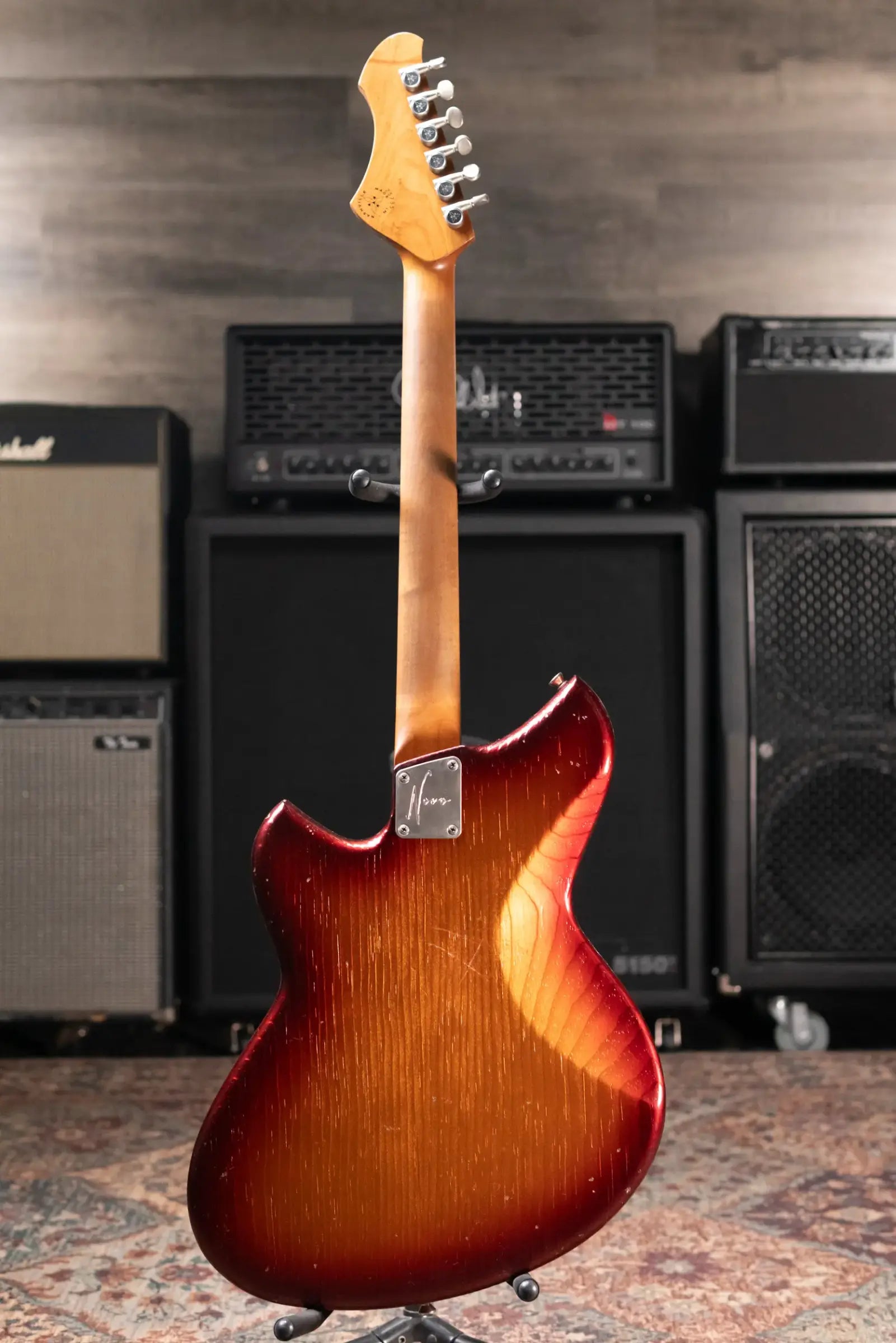 Novo Custom Shop Serus J Electric Guitar - Mayan Burst with Gig Bag