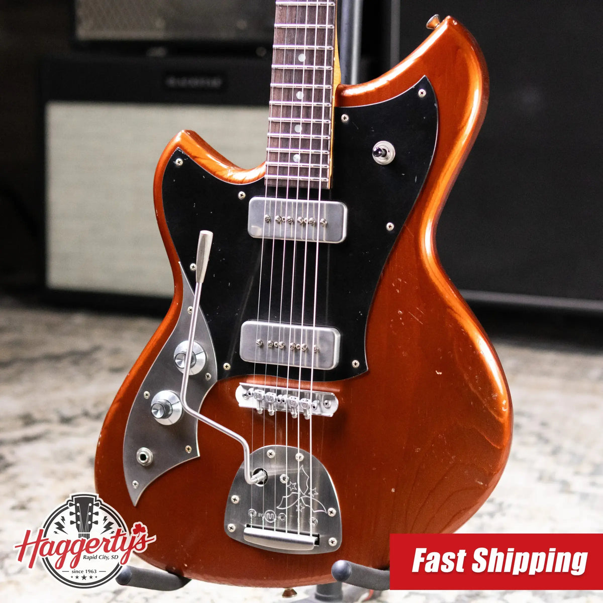 Novo Custom Shop Serus J Left-Handed Electric Guitar - Copper with Gig Bag