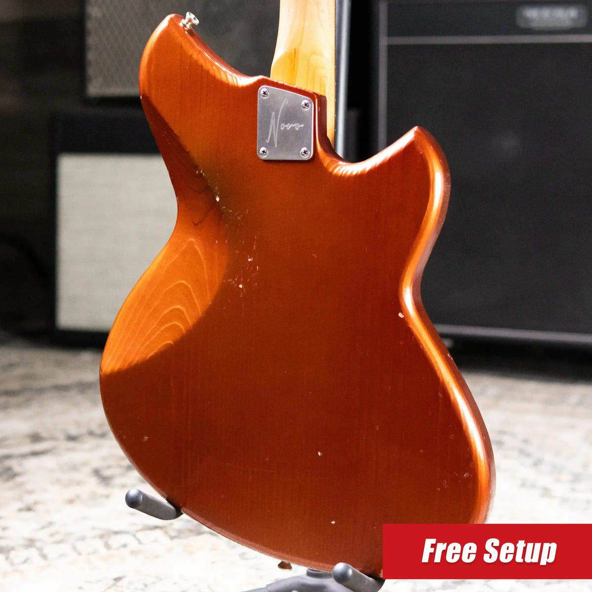 Novo Custom Shop Serus J Left-Handed Electric Guitar - Copper with Gig Bag